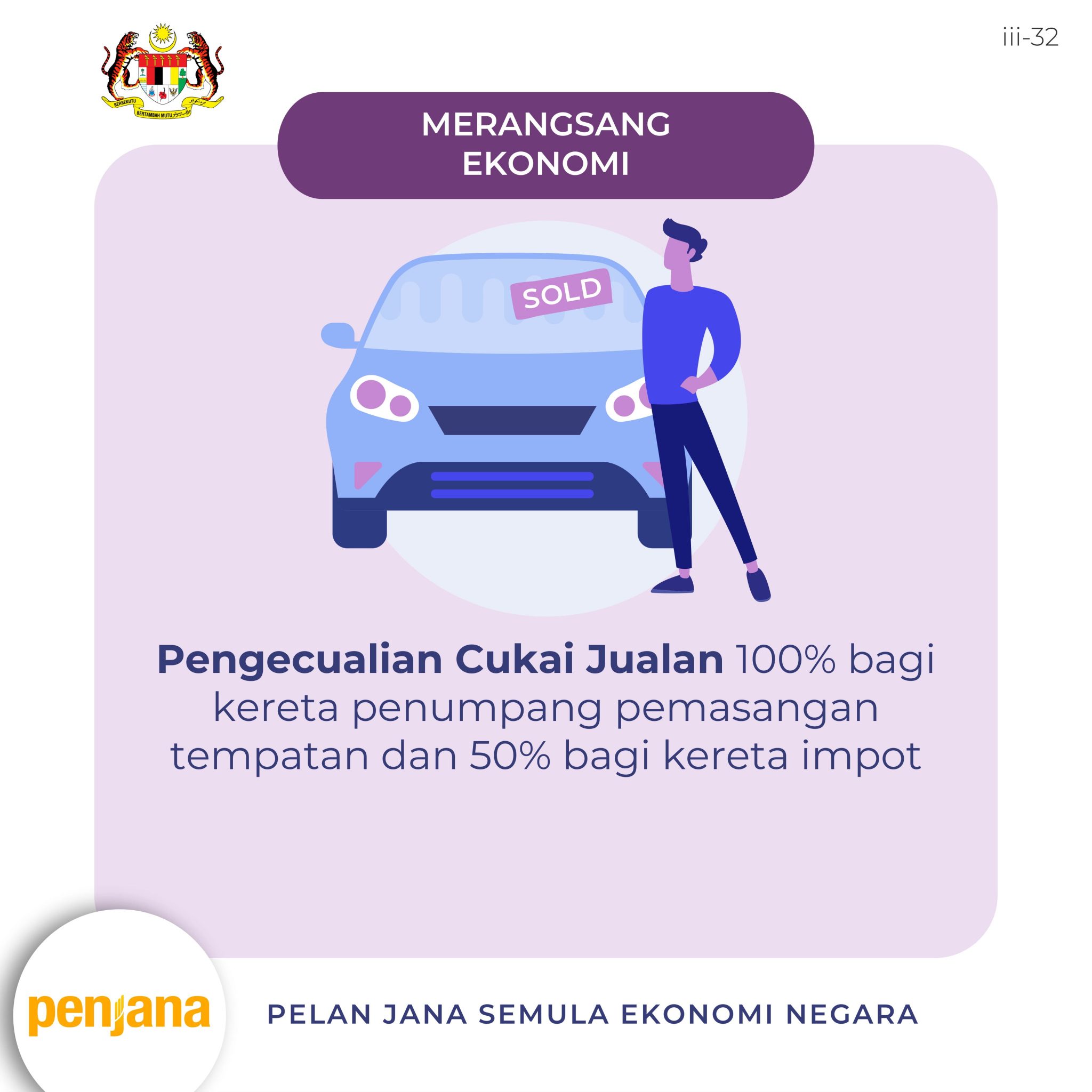 PM Umum Pelepasan Cukai Jualan Kenderaan Sehingga 100%, Ini Senarai