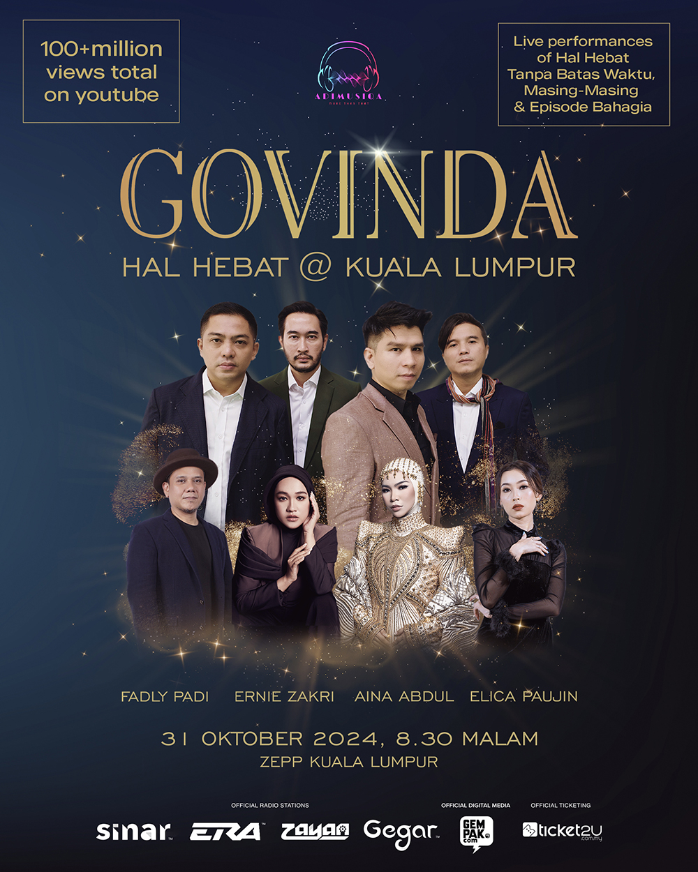 GOVINDA HAL HEBAT: Alami Hal Hebat Bersama Ernie Zakri, Fadly Padi, Aina Abdul & Elica Paujin