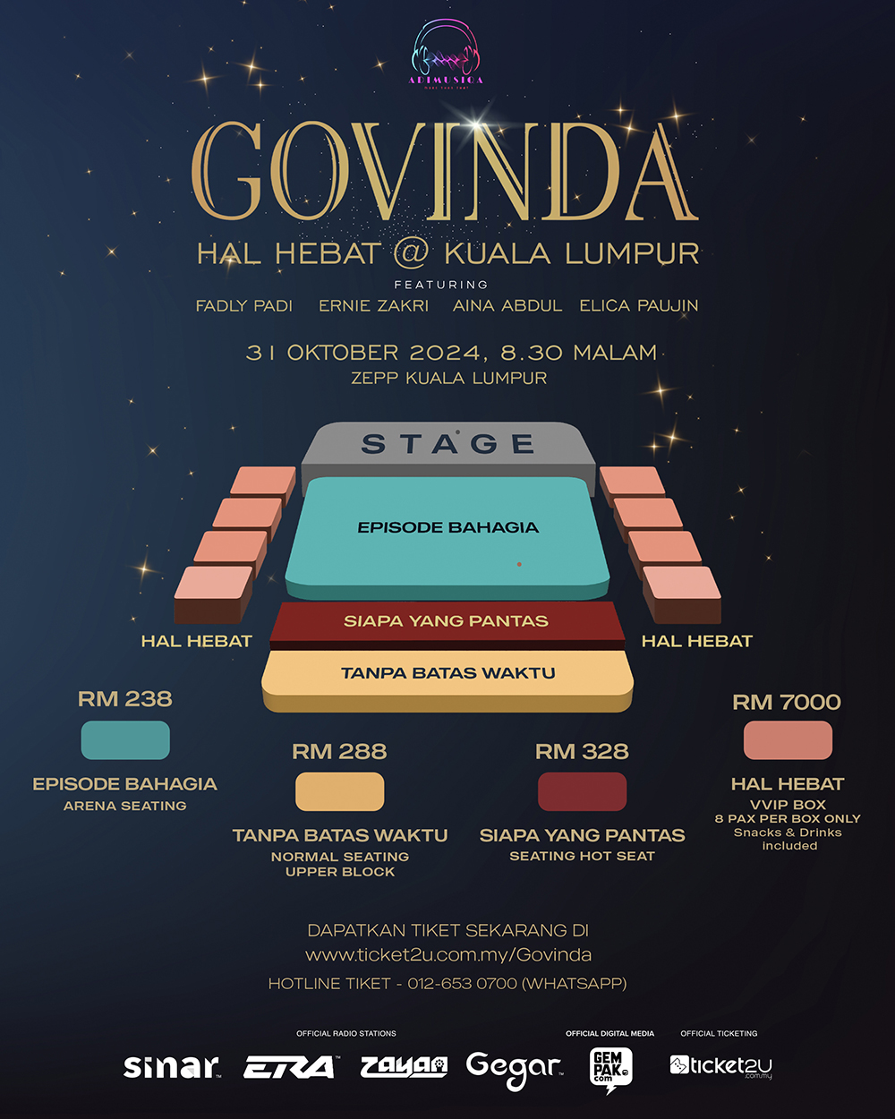 GOVINDA HAL HEBAT: Alami Hal Hebat Bersama Ernie Zakri, Fadly Padi, Aina Abdul & Elica Paujin