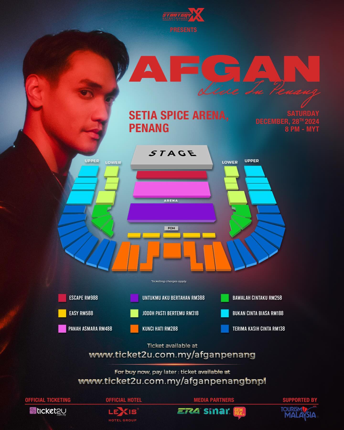 AFGAN Live in Penang 2024: Konsert Terbesar untuk Tutup Tahun 2024 dengan Gaya!