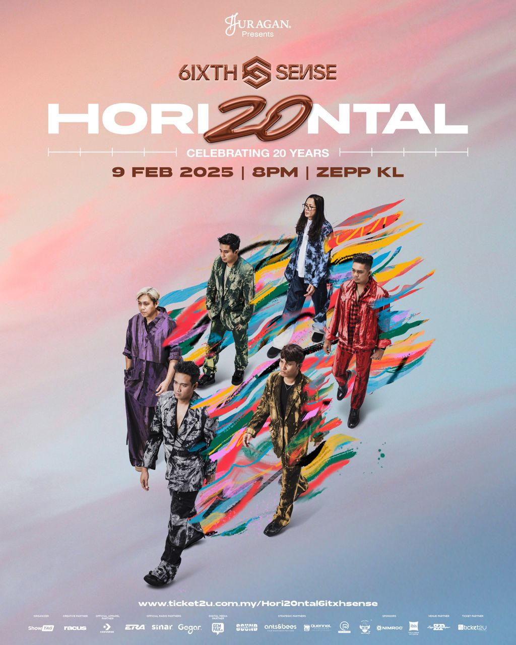 6ixth Sense Raikan Dua Dekad: Konsert Hori20ntal Bakal Gegar Zepp KL