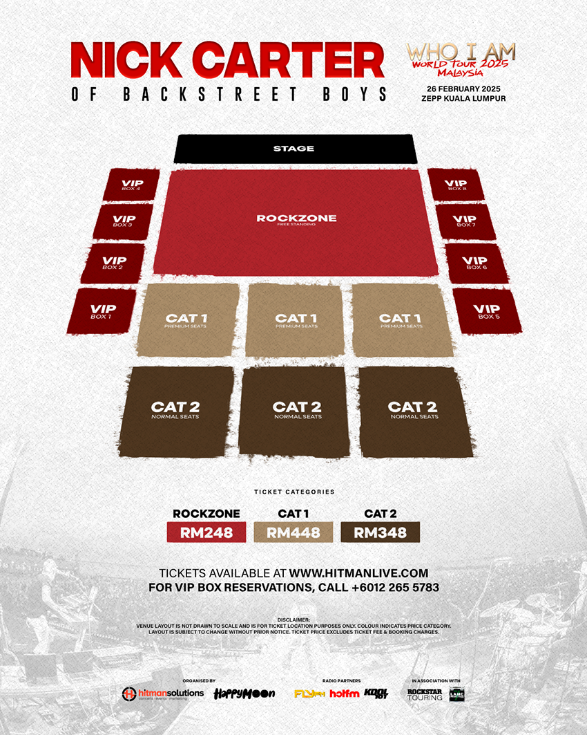 Konsert Jelajah Dunia Nick Carter: 