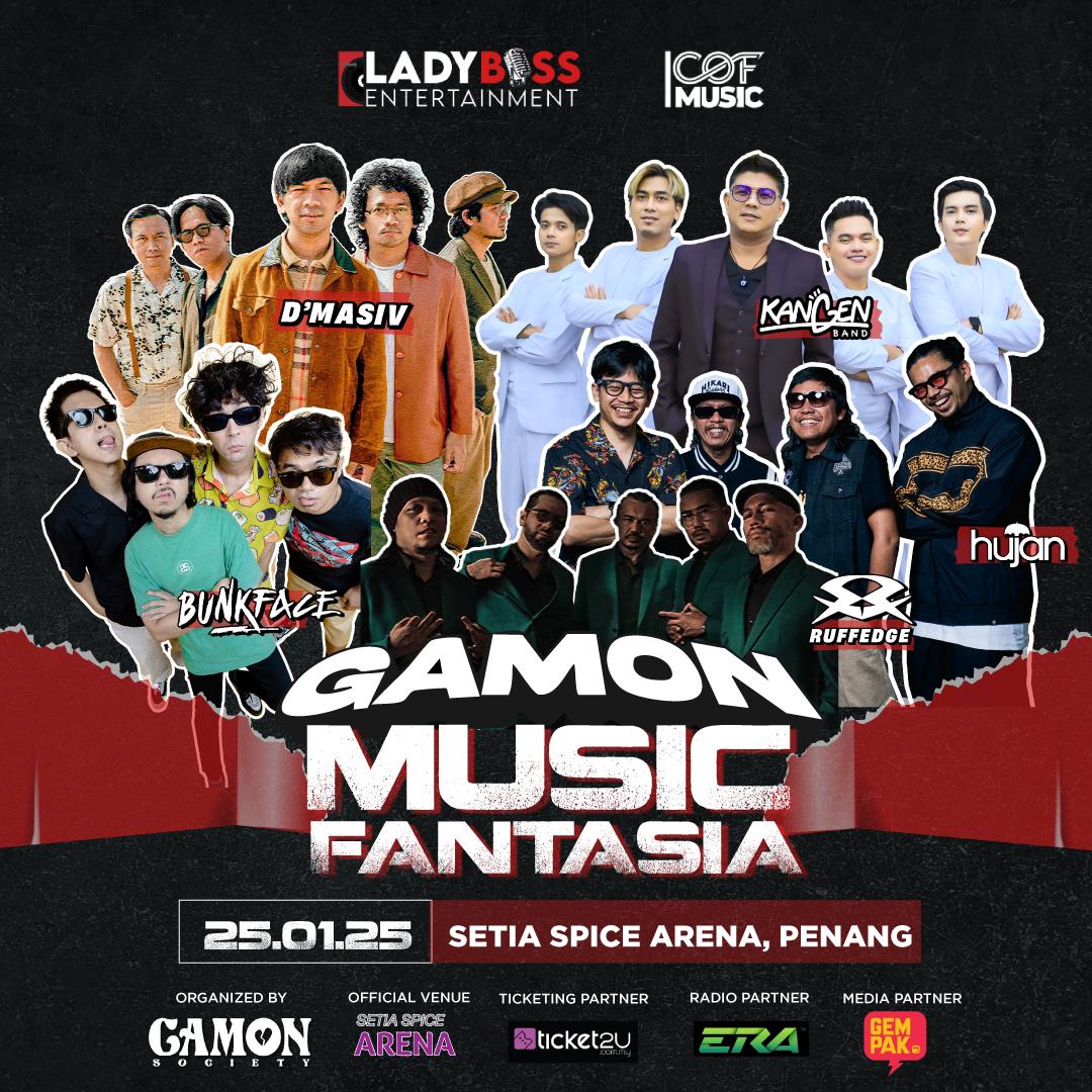 Spice Arena Jadi Lokasi Gamon Music Fantasia: 5 Band Ternama Bakal Gegar Pulau Pinang