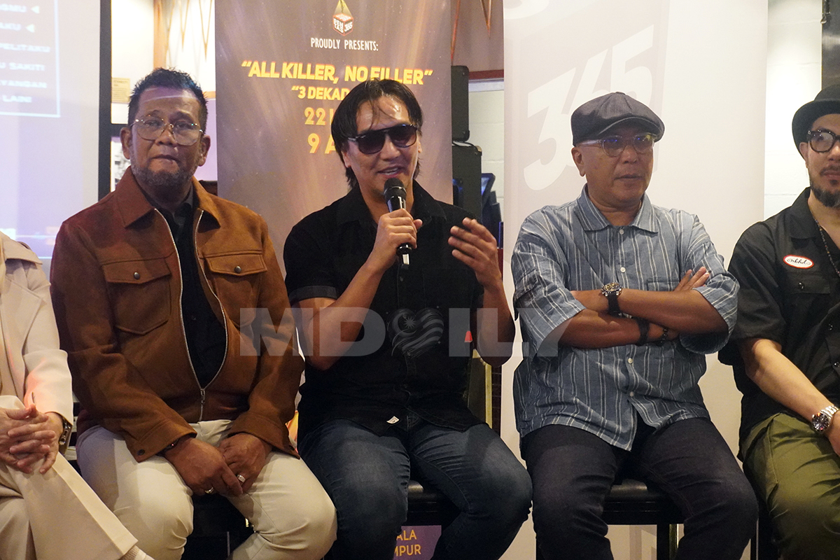 Barisan Artis Lagenda Bersatu di Konsert MEGAHITZ 3 DEKAD VOL.1 dengan 22 Lagu Hits