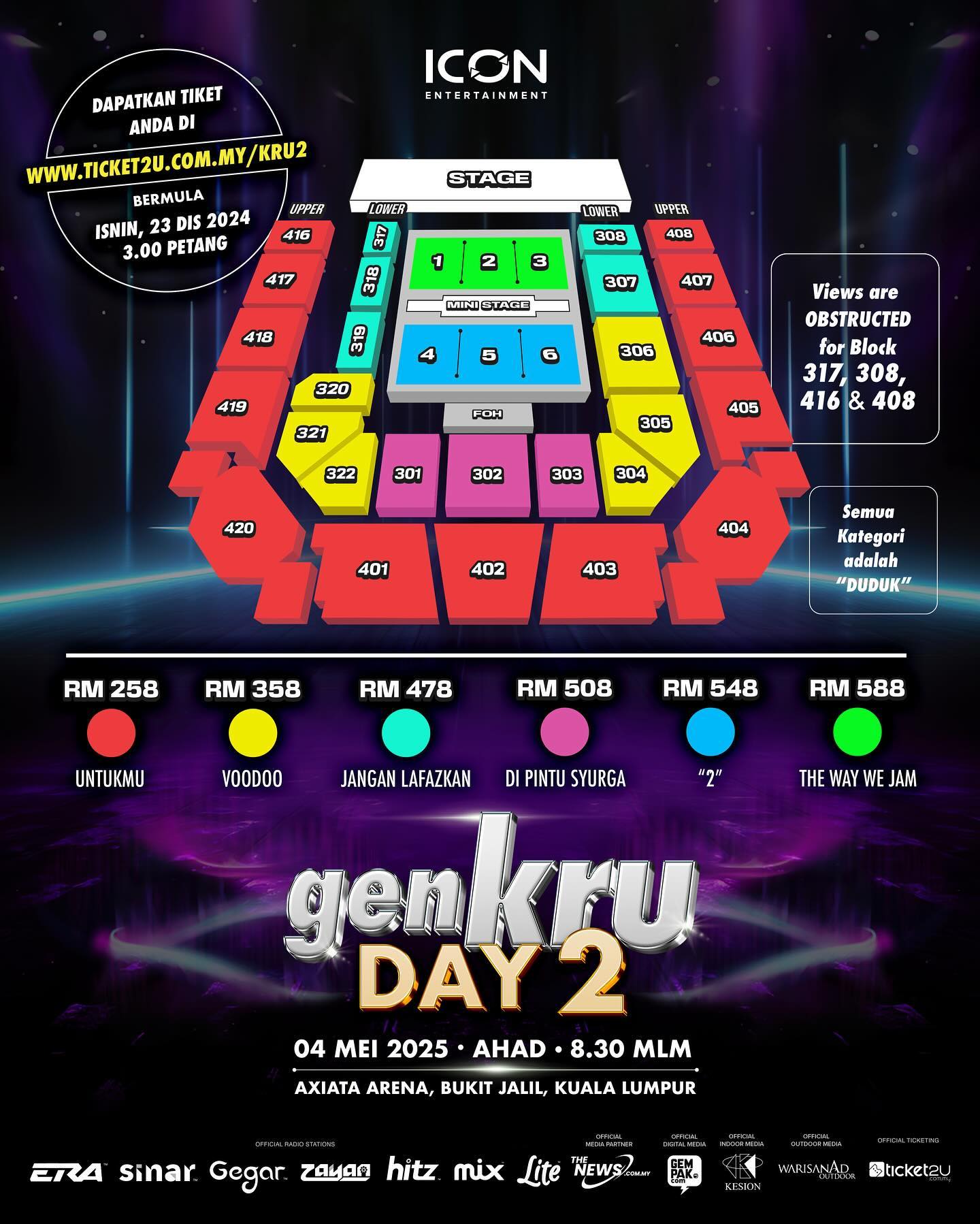 Hasil Sambutan Luar Biasa, KRU Umum Konsert GenKRU Hari Kedua!
