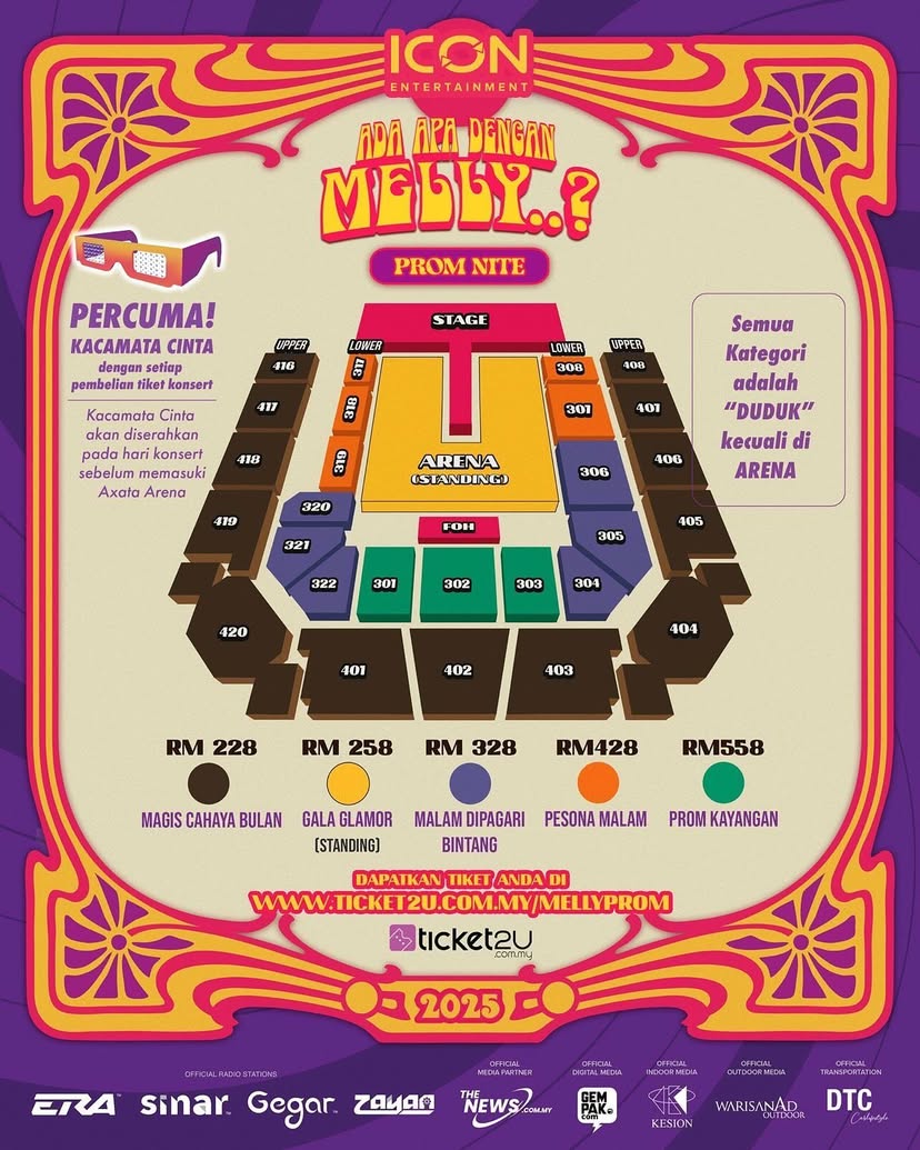 Melly Goeslaw Kembali Ke Axiata Arena Dengan Konsert Ada Apa Dengan Melly…? Prom Nite