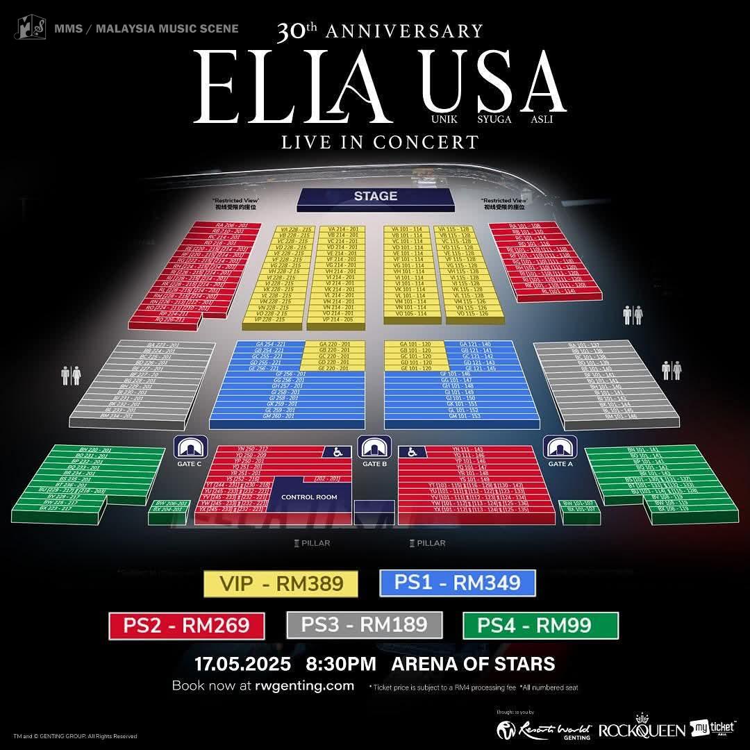 Ella Meriahkan 30 Tahun 'Ella USA' dengan Konsert Eksklusif di Genting Highlands