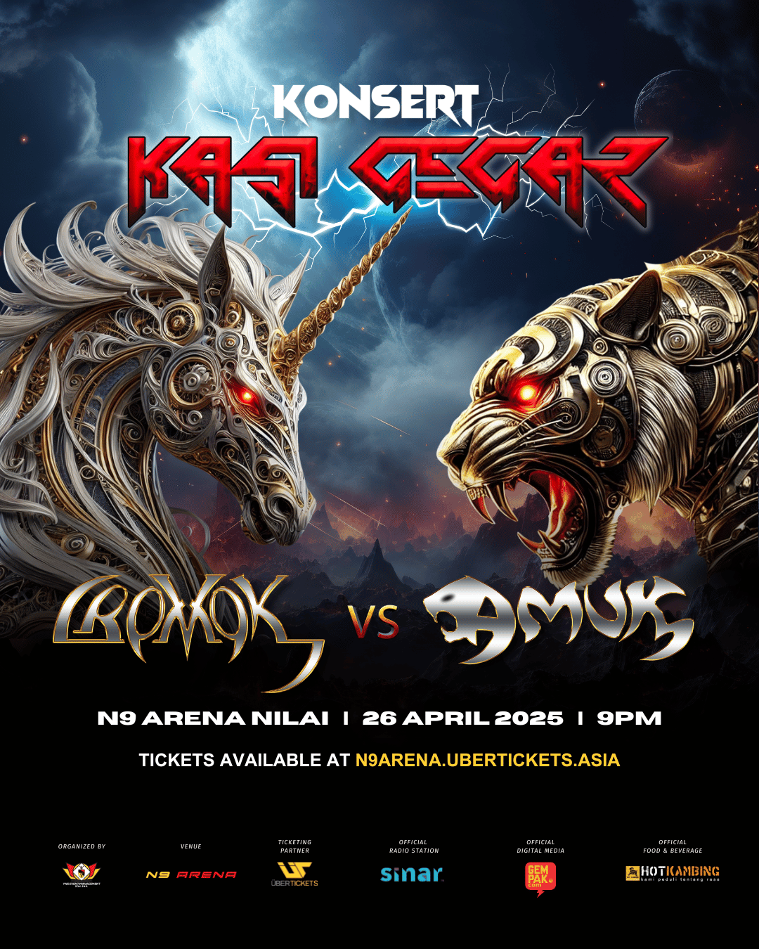Legenda Rock & Metal Malaysia: Cromok vs Amuk di Satu Pentas