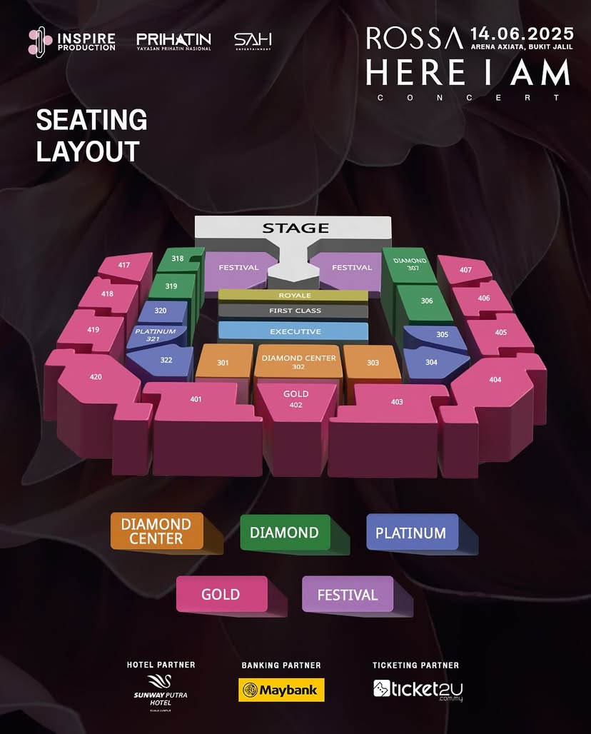 Rossa Kembali dengan Konsert “Here I Am” di Axiata Arena – Persembahan Lebih Besar & Berbeza!