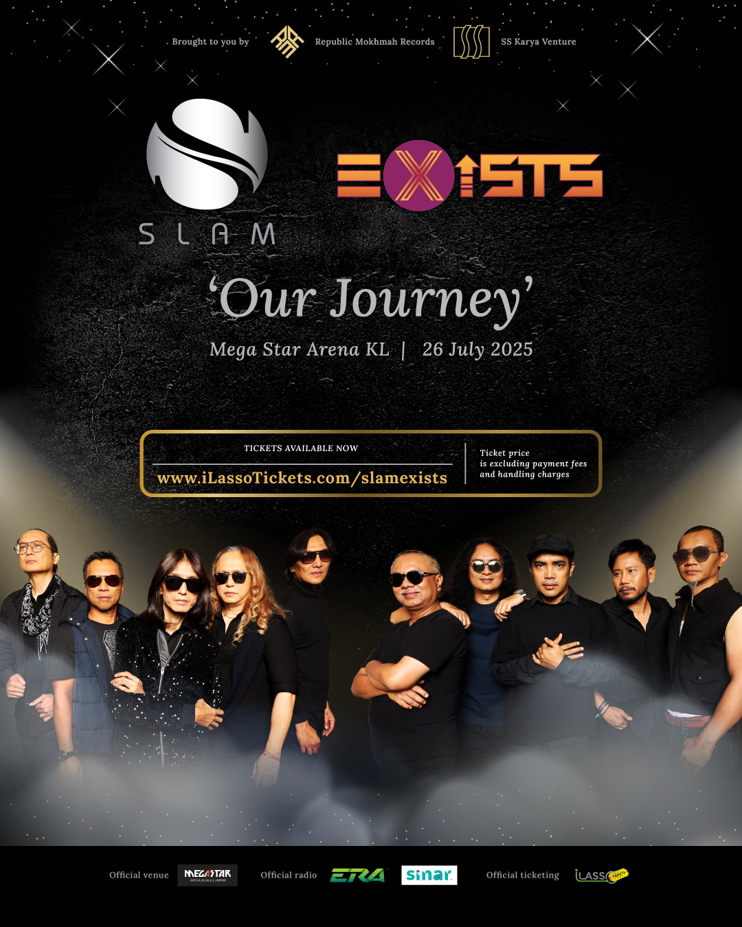 Konsert “Slam X Exists-Our Journey”: Dua Kumpulan Lagenda Bersatu di Pentas