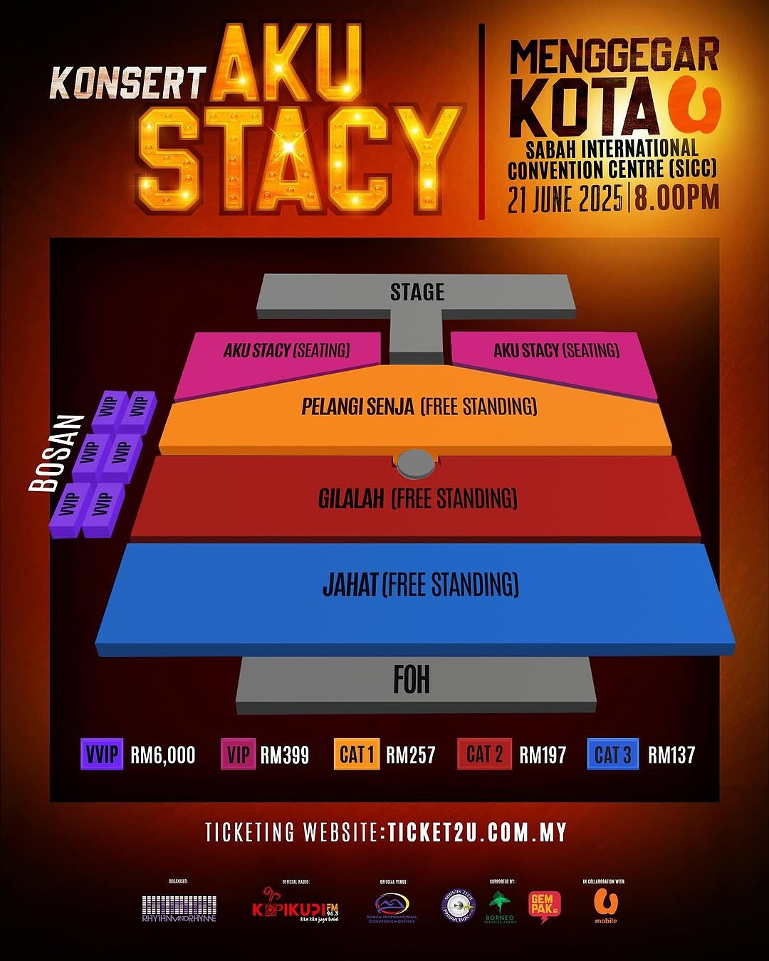 SICC Bakal Bergegarkan Dengan Konsert Solo Mega “Aku Stacy Menggegar Kota U” Pada 21 Jun Ini
