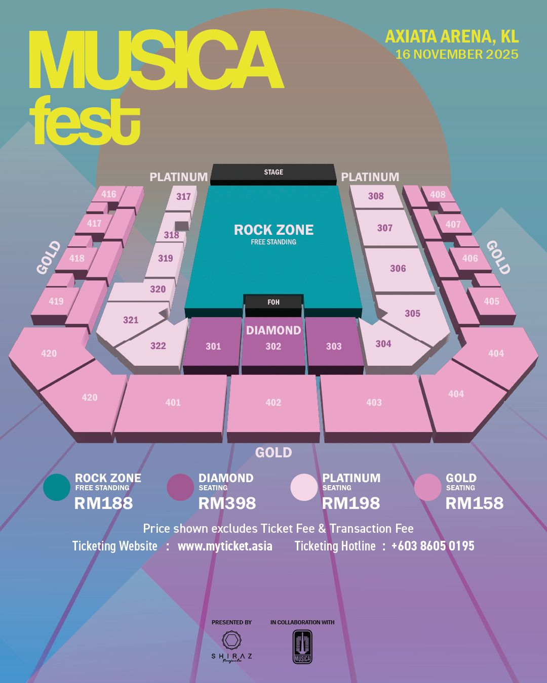 Musica Fest 2025 Satukan Nidji, Geisha, D’Masiv, Shakira & Steven di KL