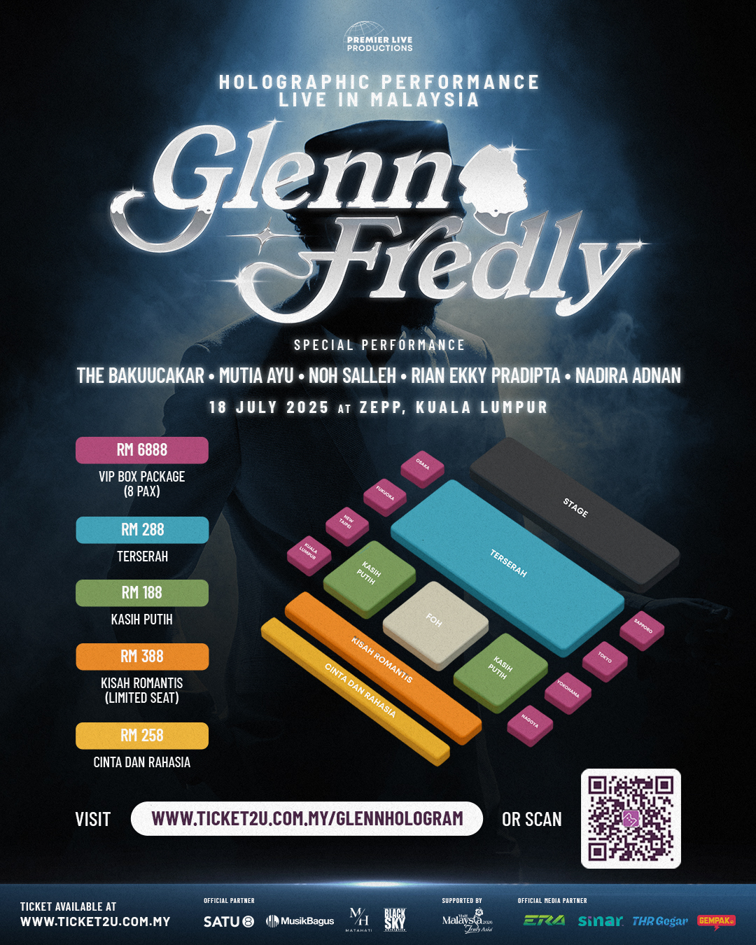 Konsert Hologram Glenn Fredly Rai Cinta, Warisan & Kehidupan di Zepp KL