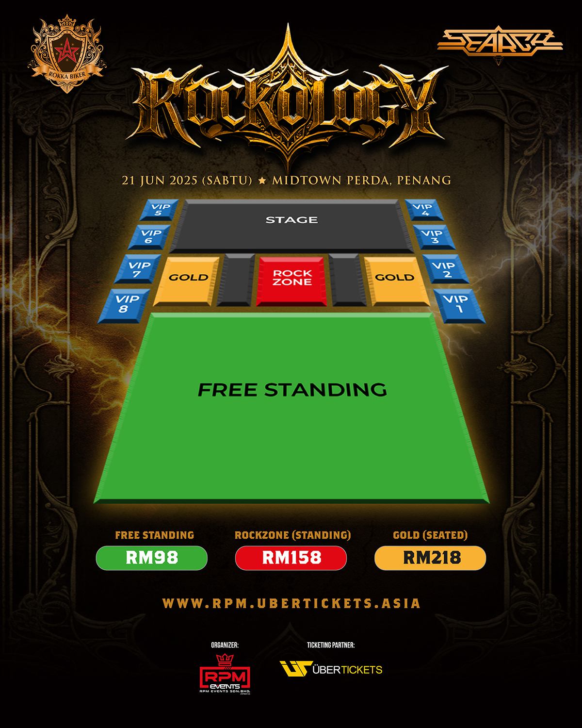 Awie dan KidDin Umum Jelajah Konsert Rockology 2025, North Chapter dan South Chapter
