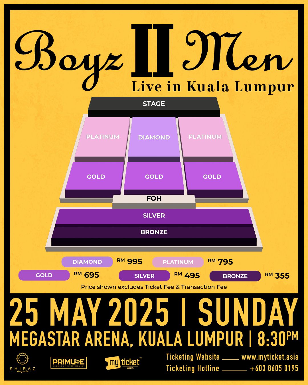 Boyz II Men Kembali Gegarkan Kuala Lumpur Mei Depan