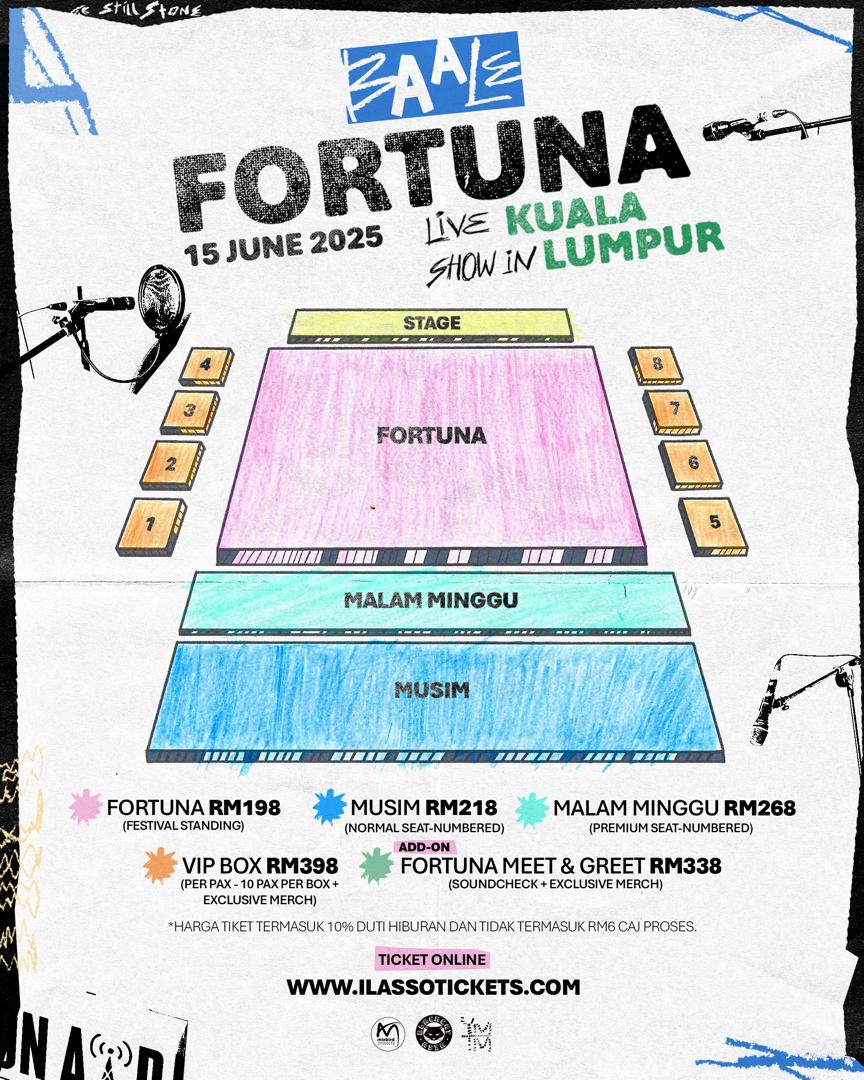 BAALE Janji Momen Istimewa di Zepp KL Menerusi Konsert FORTUNA