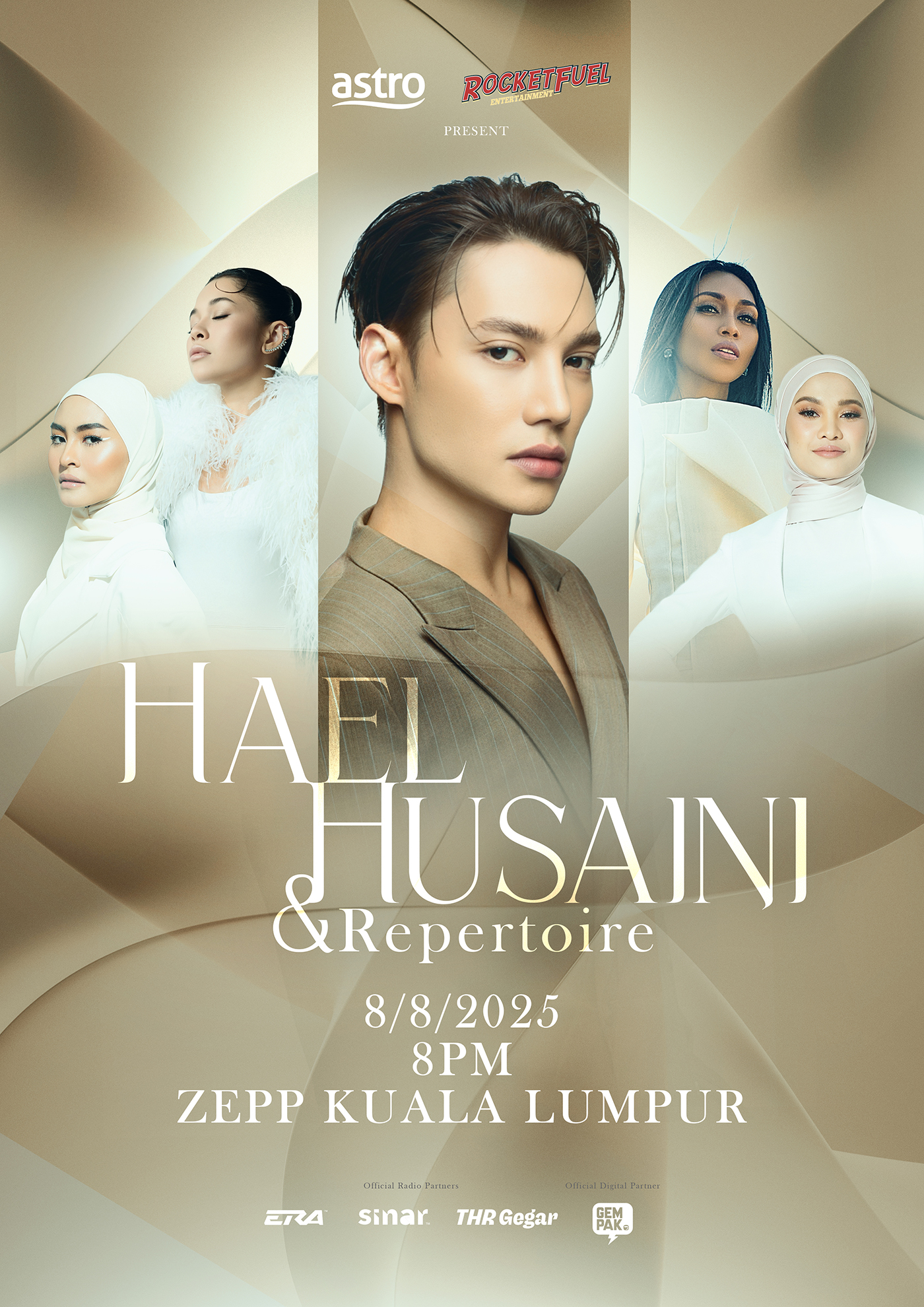 Hael Husaini & Repertoire Tawar Malam Seni, Muzik dan Fesyen