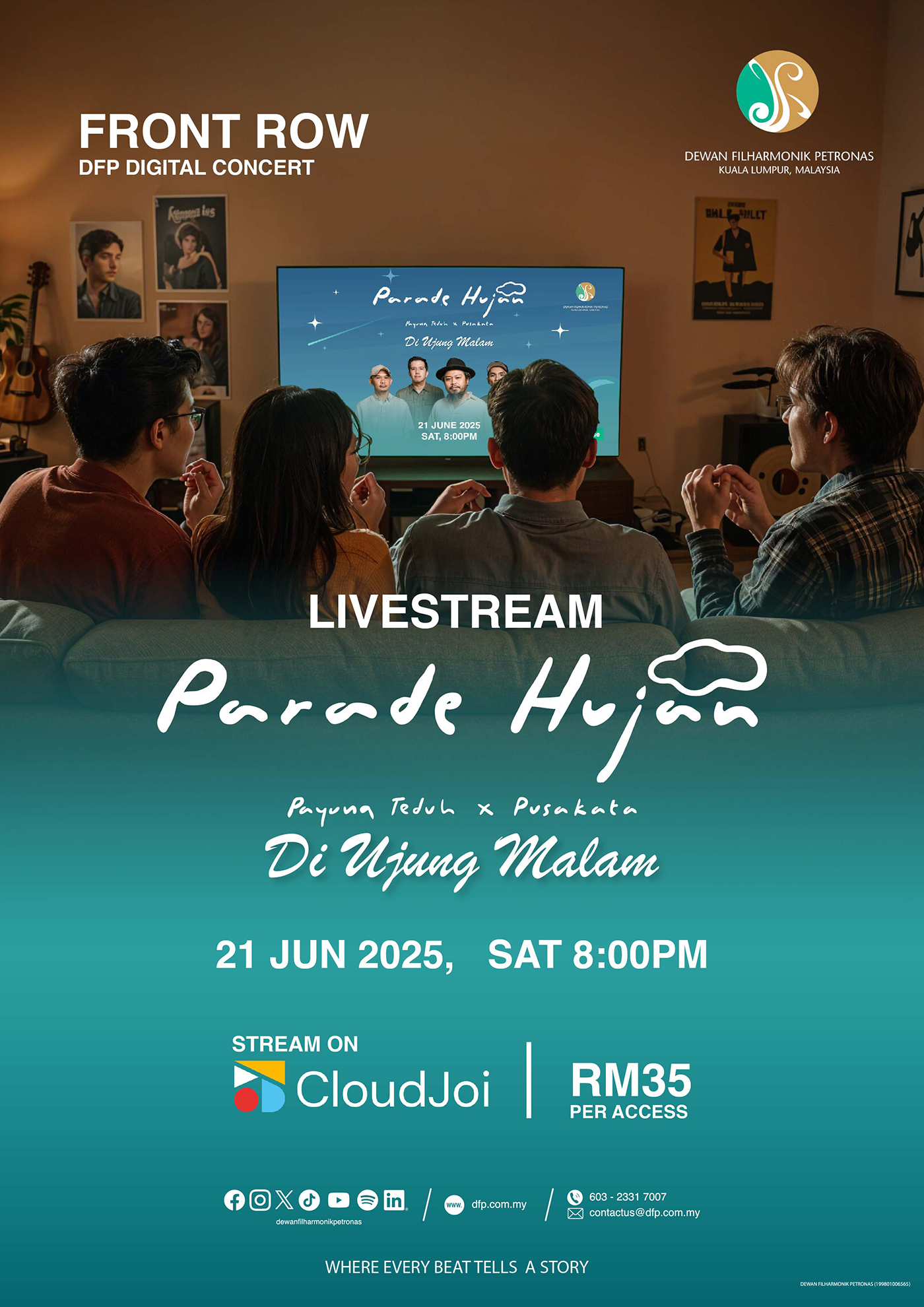 Konsert Parade Hujan Di DFP Secara Maya, Saksikan Siaran Langsung di CloudJoi