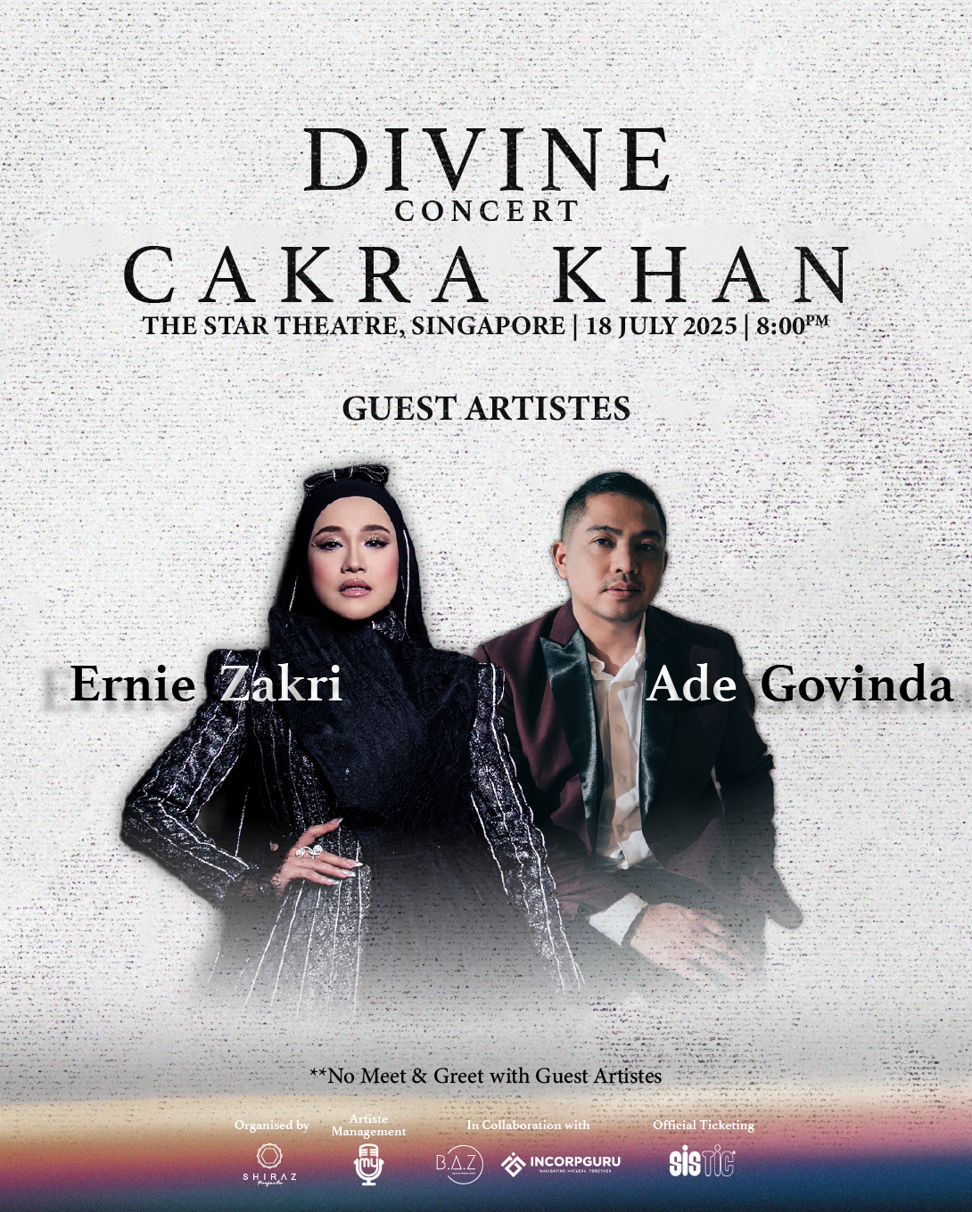Cakra Khan Kembali Gegarkan Kuala Lumpur Menerusi Divine Concert