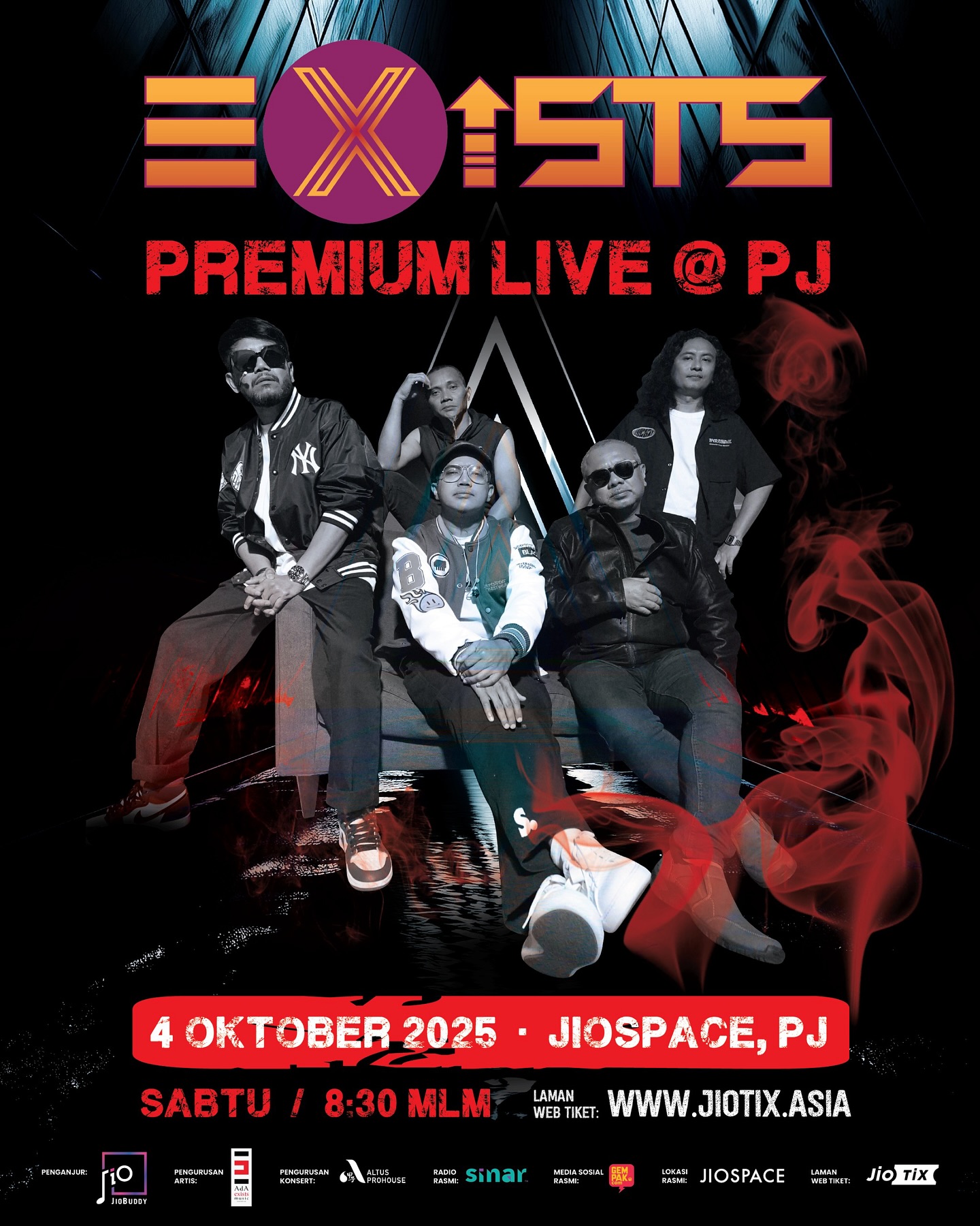 Kembara Muzik Exists: Konsert Istimewa di JioSpace PJ Oktober Ini