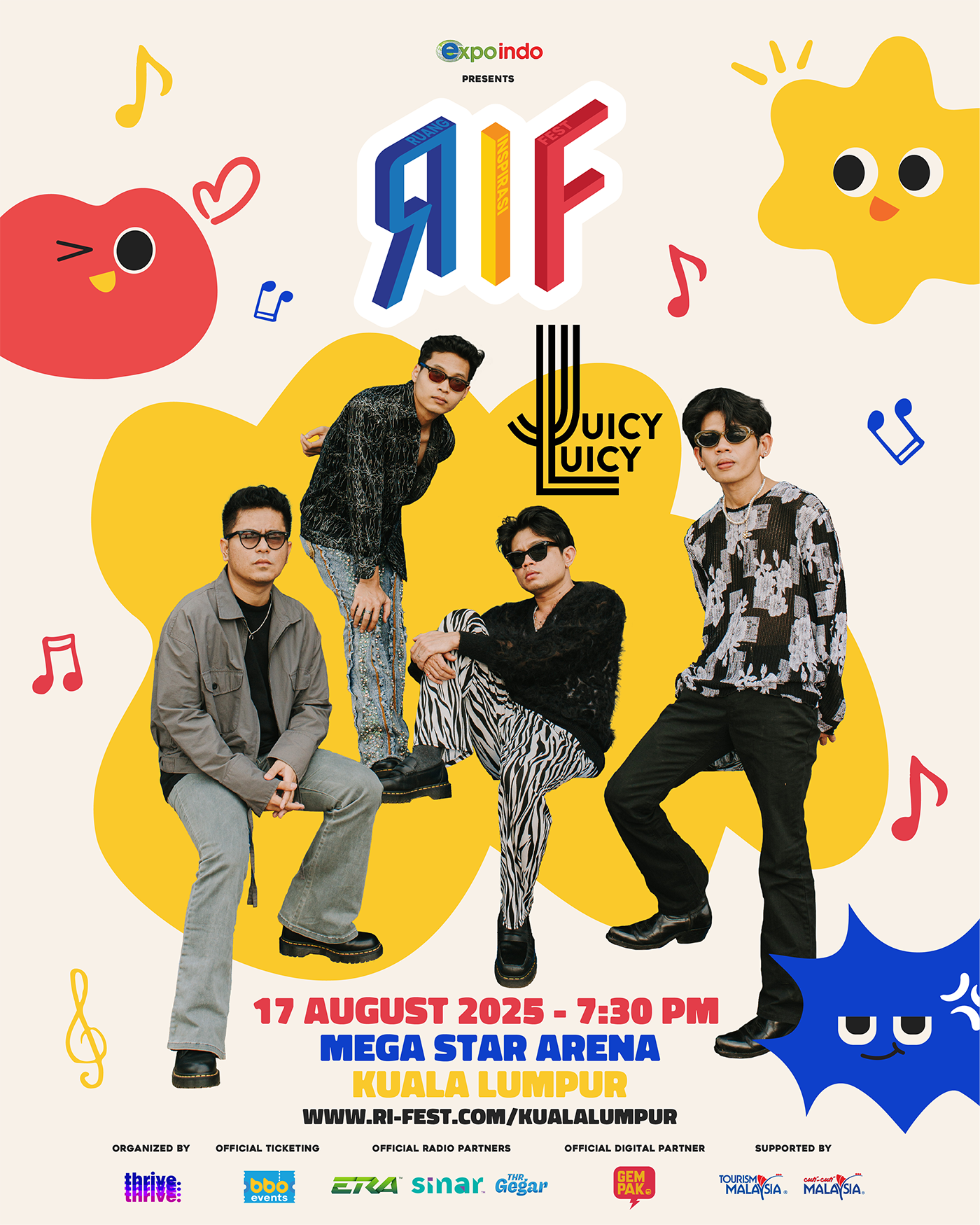 Juicy Luicy Gegar KL Ogos Ini dalam Ruang Inspirasi Festival 2025