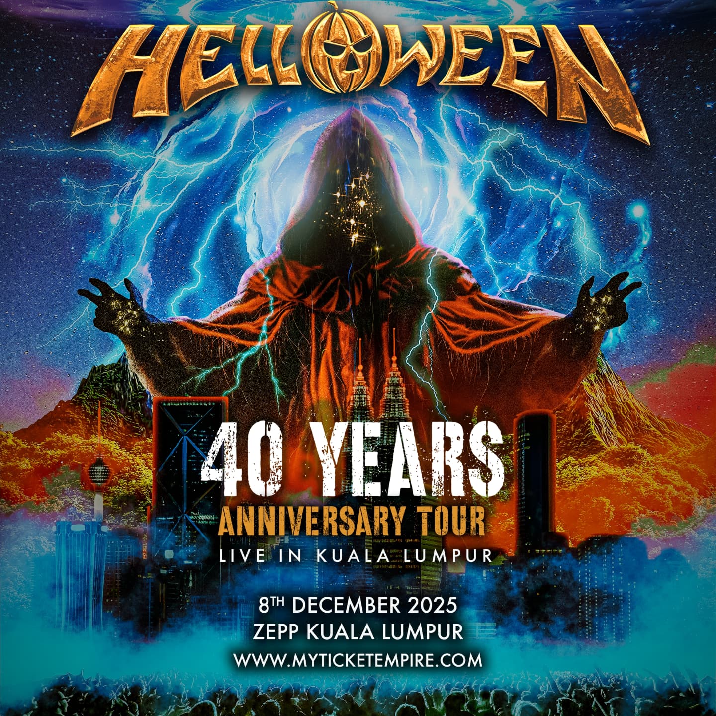 Helloween Kembali Gegar Malaysia 8 Disember Ini Sempena Ulang Tahun ke-40