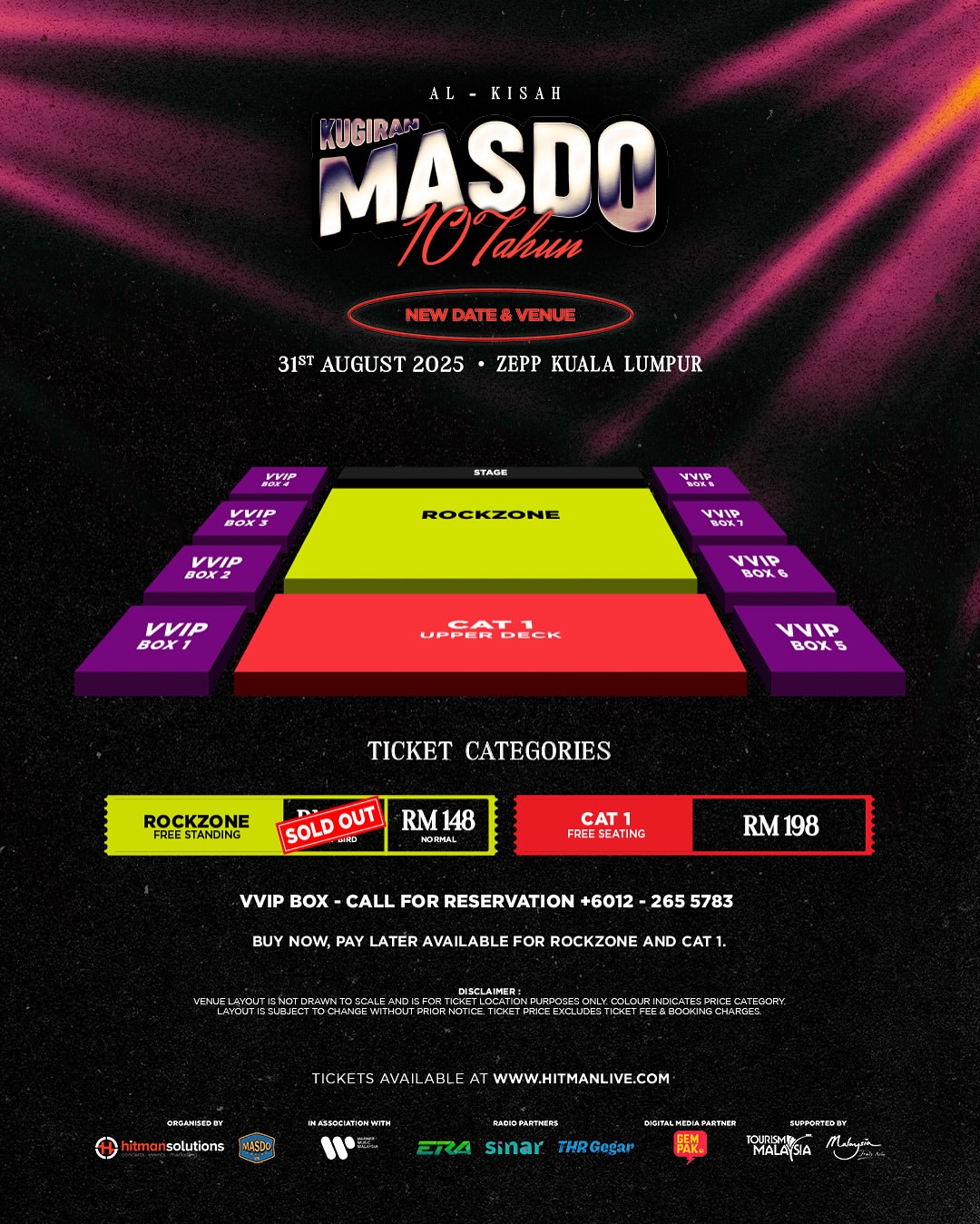 Konsert Al-Kisah Masdo Dipinda Ke 31 Ogos Di Zepp KL