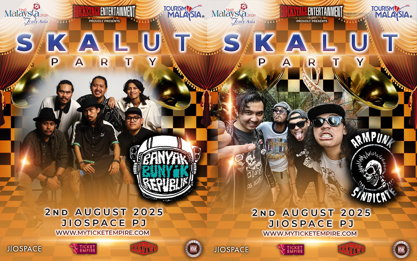 Tipe-X Bawa Semangat Ska Punk Ke Jiospace, Tiket Bermula RM170