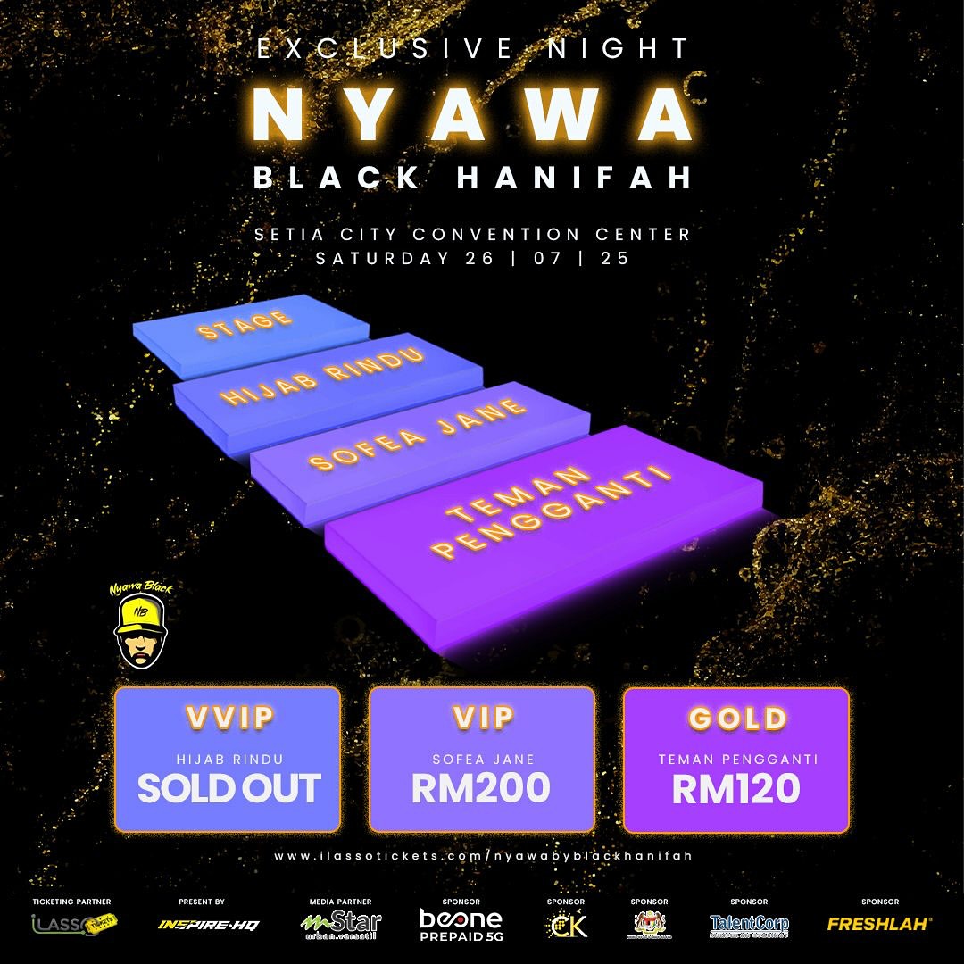 NYAWA By Black Hanifah: Istimewa Untuk Peminat Setia 26 Julai Ini