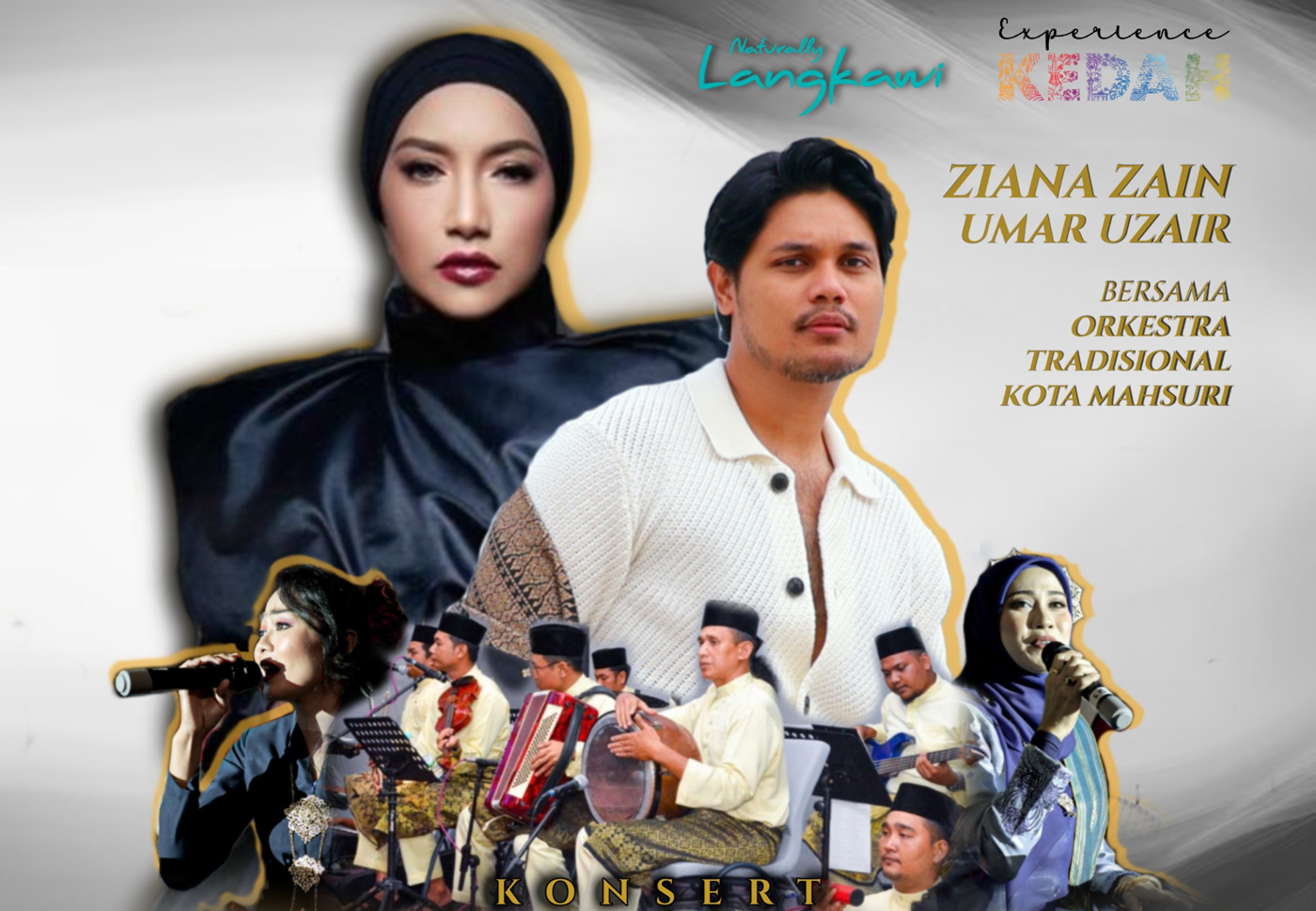 Gelora Puitika Tampilkan Ziana Zain, Umar Uzair & Orkestra Anak Jati Langkawi