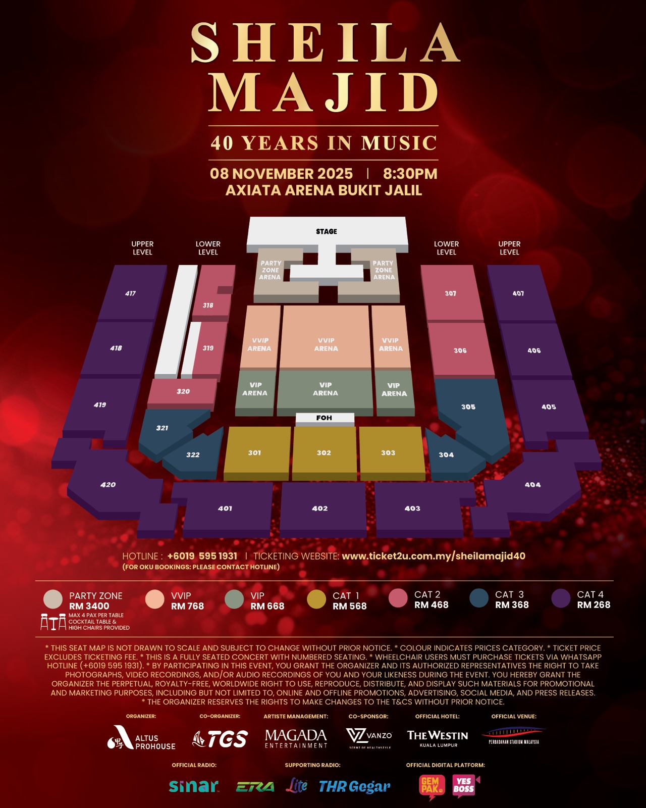 Ratu Jazz Sheila Majid Raikan 4 Dekad di Axiata Arena November Ini