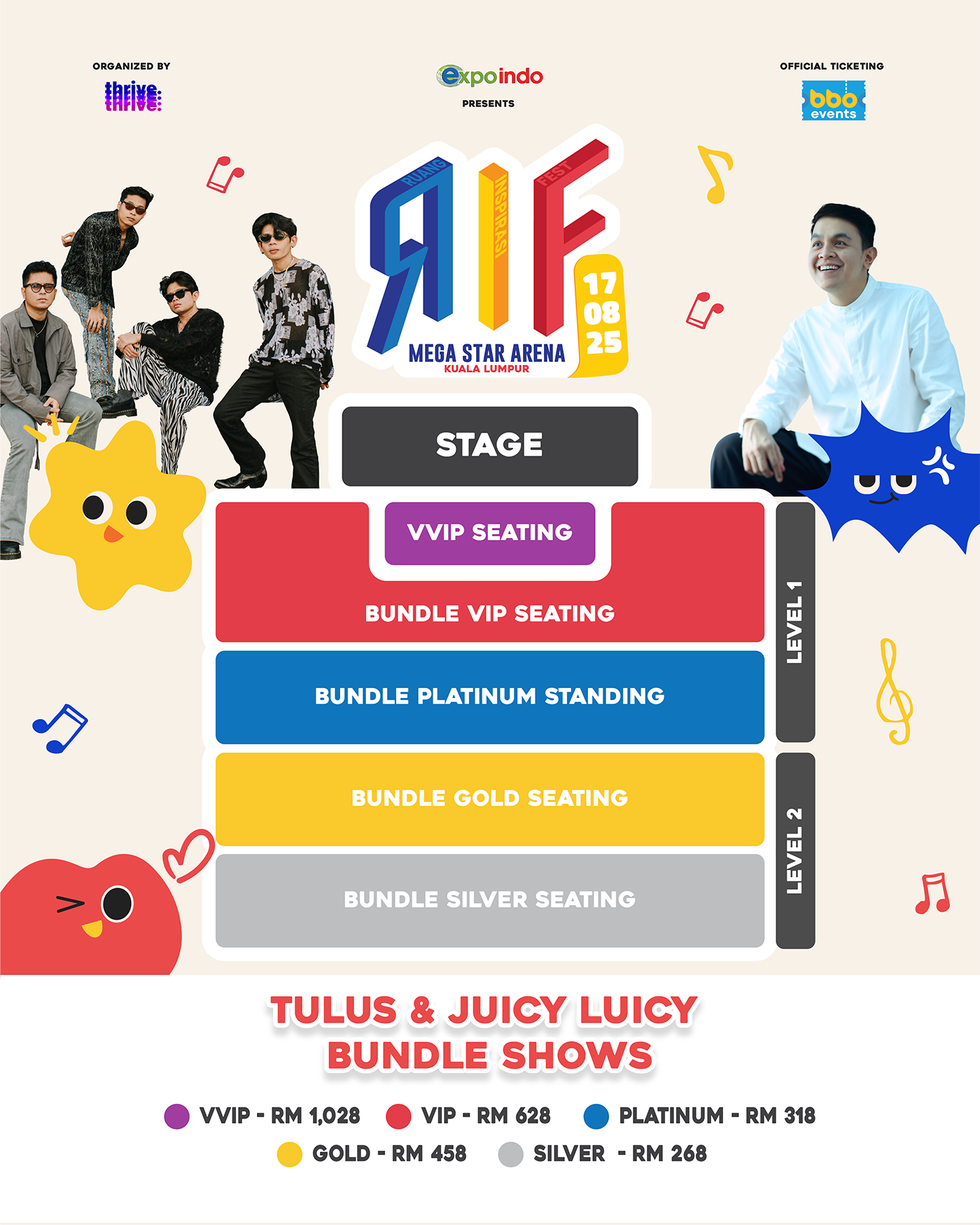 RIF 2025: Juicy Luicy & Tulus Gegar Mega Star Arena