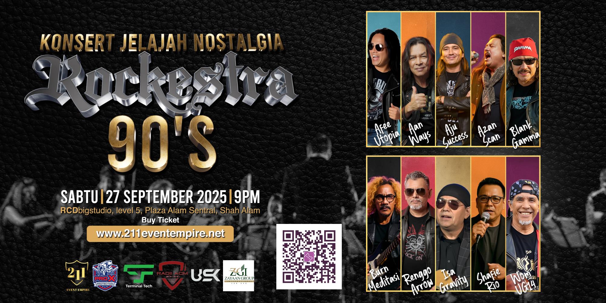 Rockestra Lagenda 90-an: Azan, Aan & Wom Kongsi Persiapan dan Harapan