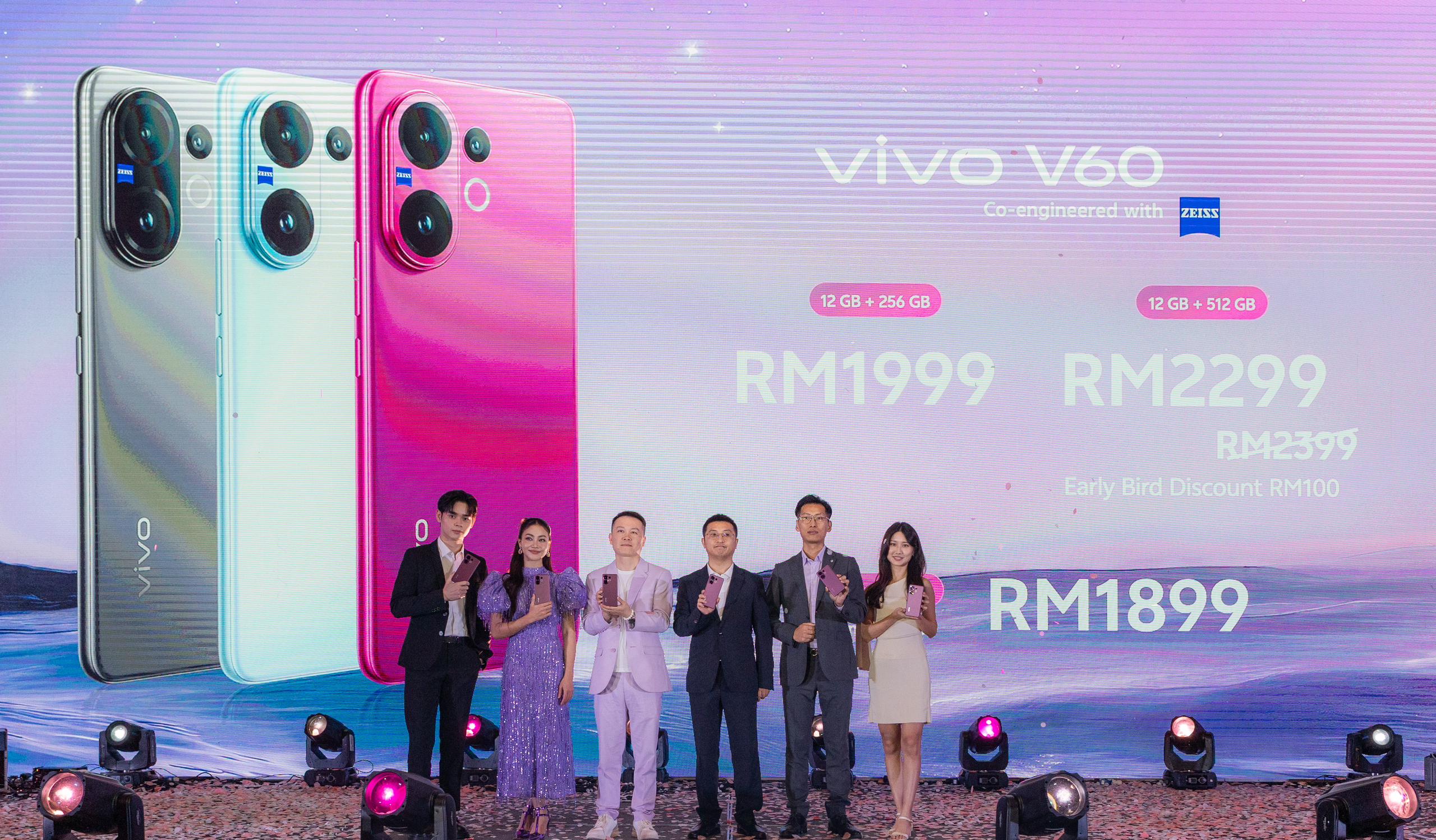 vivo V60 Tiba di Malaysia: Kamera ZEISS 50 MP & Zum 10x, Harga Bermula RM1,999