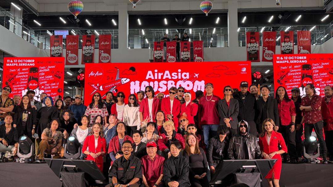 AirAsia Hausboom Festival 2025, 33 Artis, 100 Vendor Makanan & Fesyen Oktober Ini