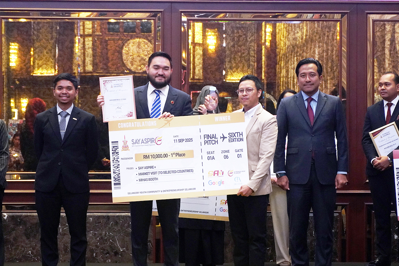 SAY Aspire 2025: Lima Usahawan Raih Geran & Peluang Pasaran Global