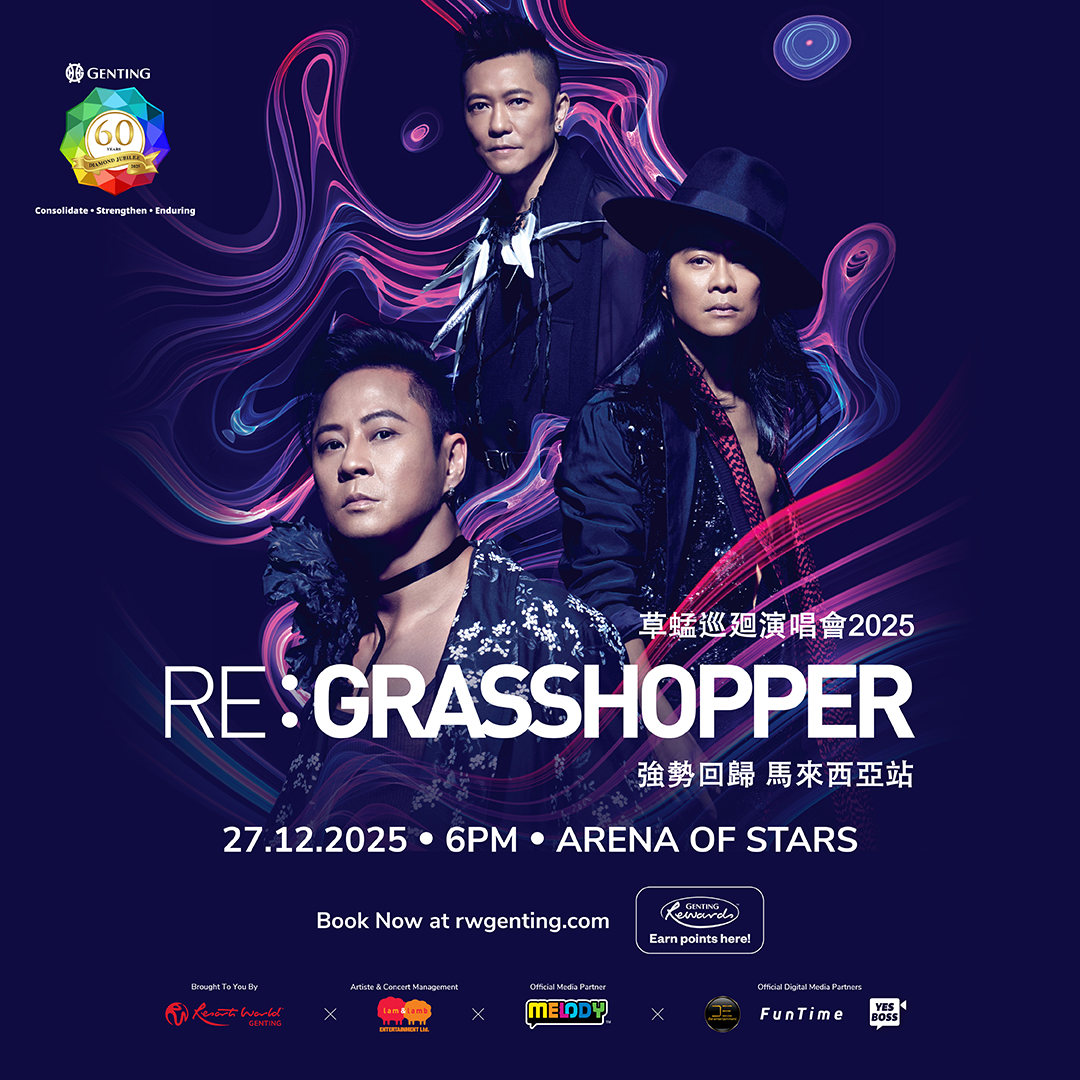 ‘Re: Grasshopper Concert Tour 2025’ Hibur Peminat Di Resorts World Genting Disember Ini
