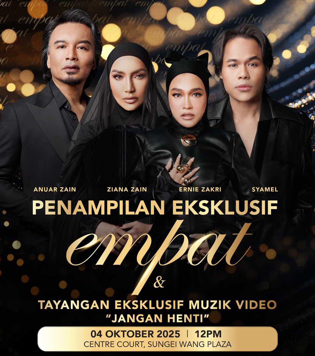 EMPAT Lancar Lagu “Jangan Henti”, Hangatkan Debaran Konsert Live 2025