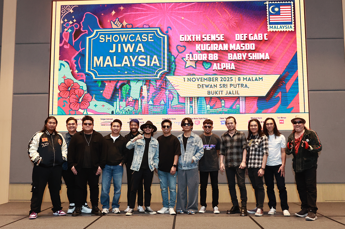 Sixth Sense, Masdo, Floor 88 Warnai Showcase Jiwa Malaysia 2025