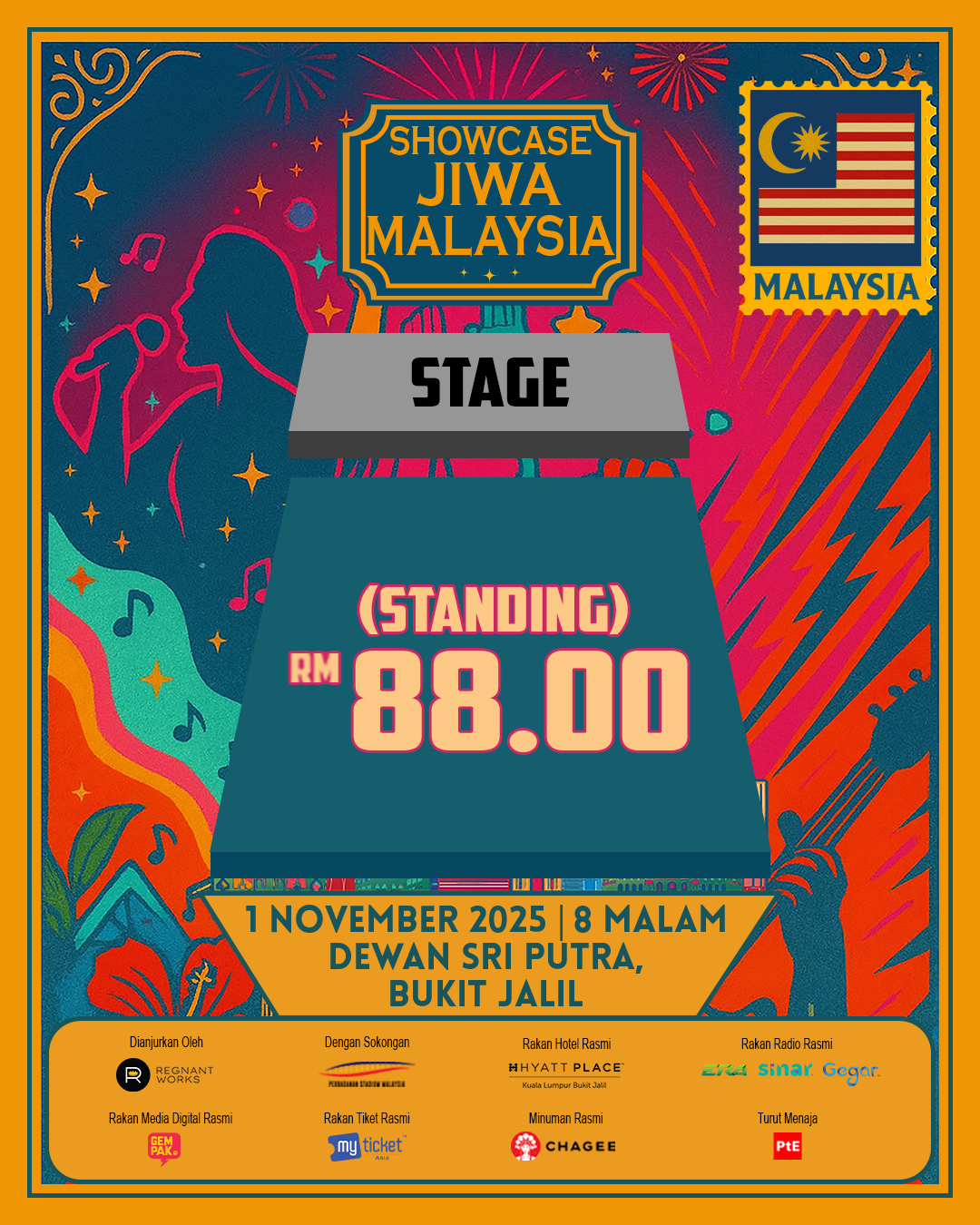 Sixth Sense, Masdo, Floor 88 Warnai Showcase Jiwa Malaysia 2025