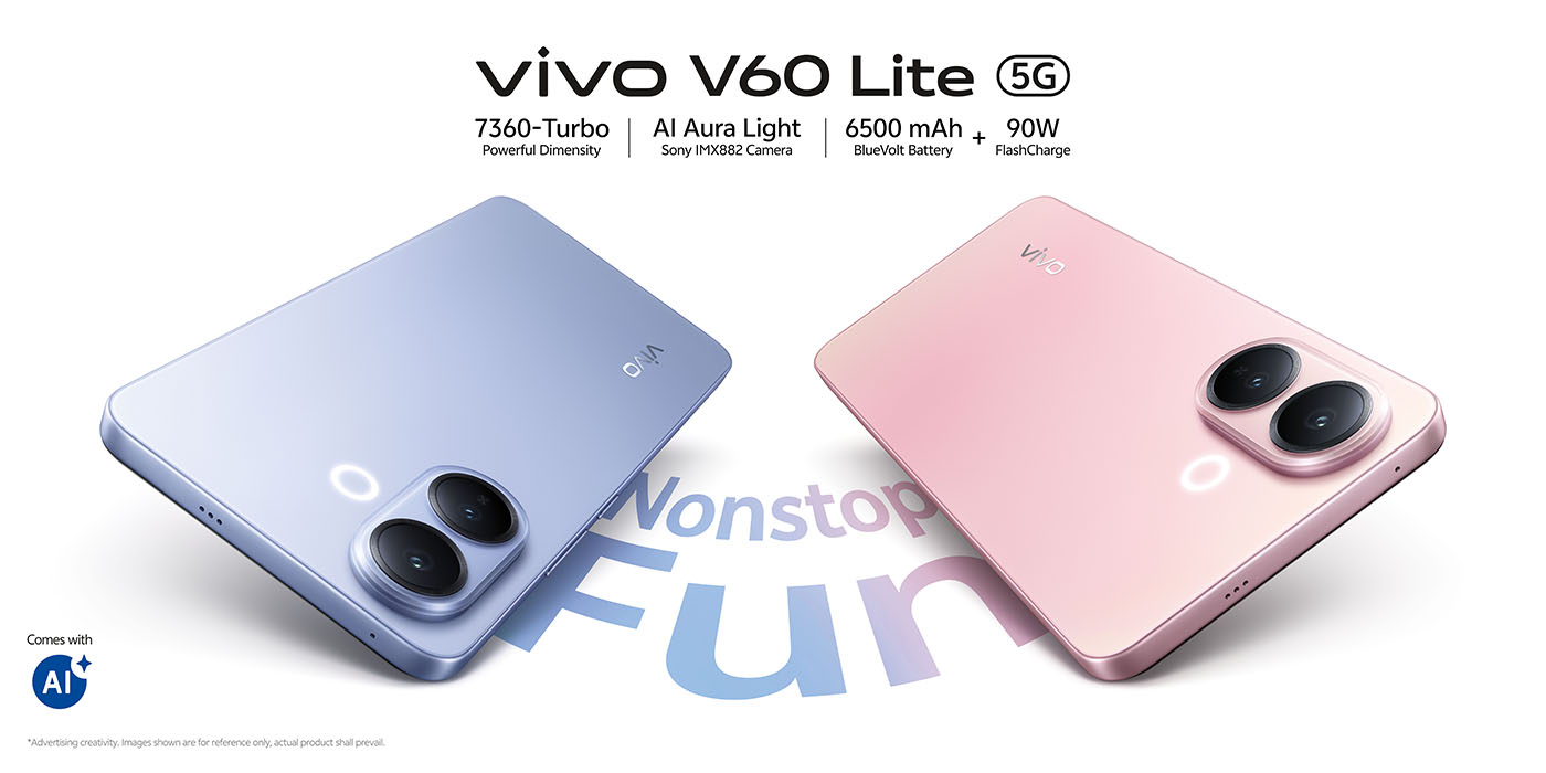 Ketahanan 5 Bintang & Hiburan Imersif, vivo v60 Lite 5G Kini Sedia Dipra-tempah