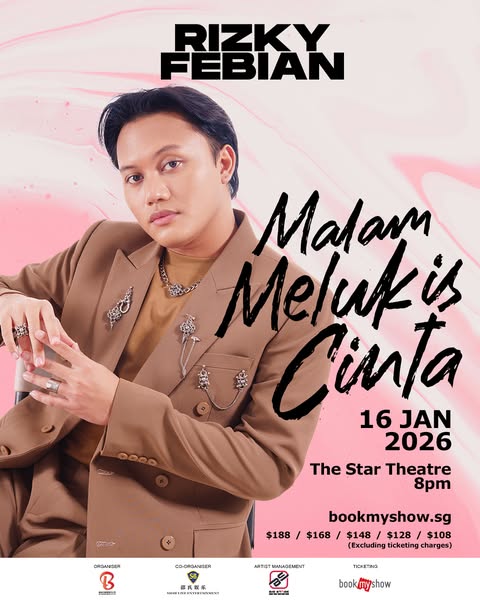 Konsert Eksklusif Rizky Febian “Malam Melukis Cinta” di Singapura