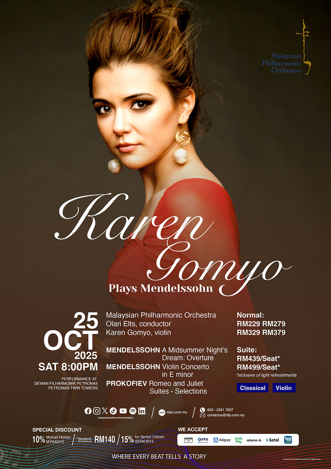 Karen Gomyo x MPO Hidupkan Keagungan Romeo & Juliet di DFP