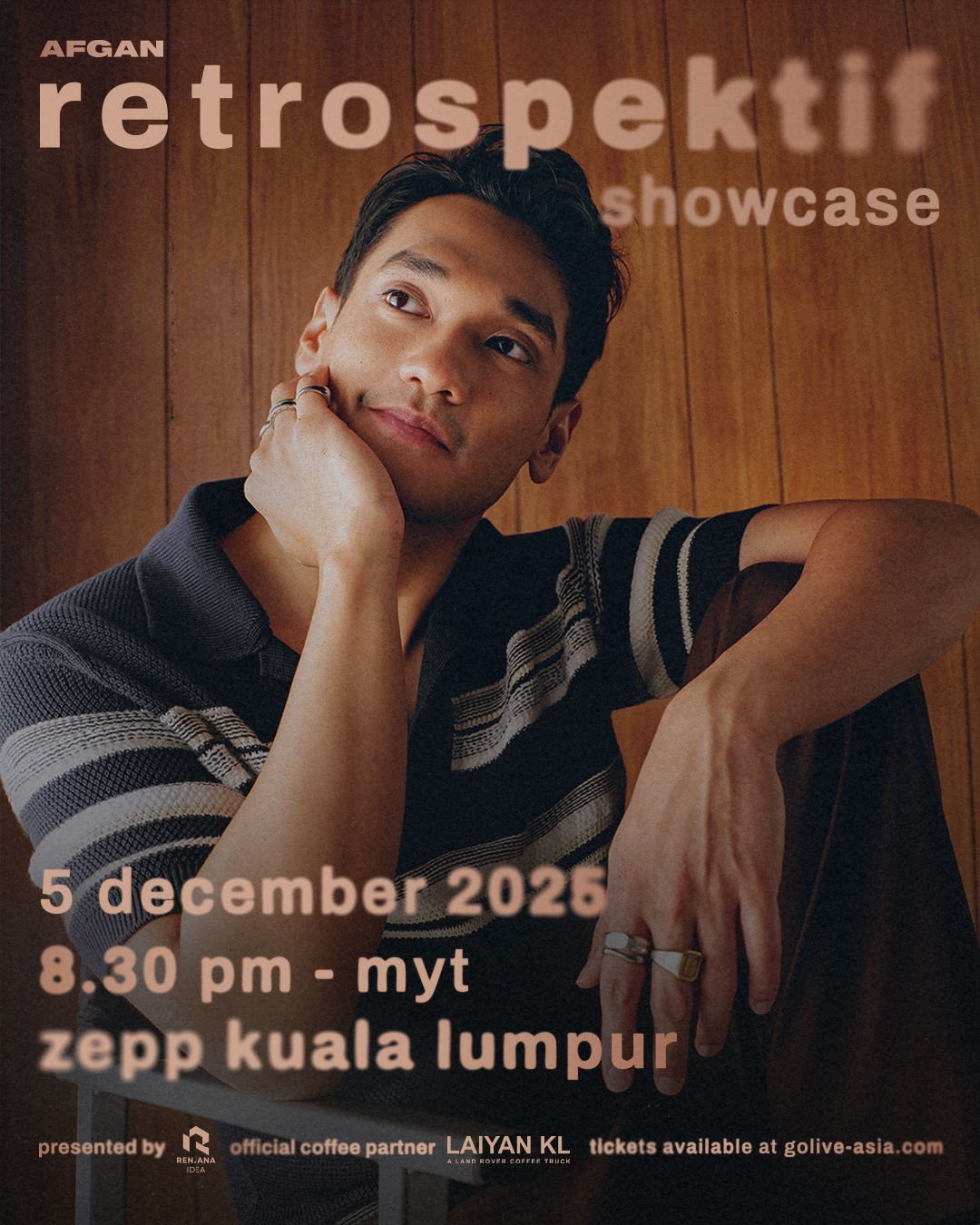 Afgan Kembali Dengan ‘Retrospektif Showcase’ 5 Disember Ini