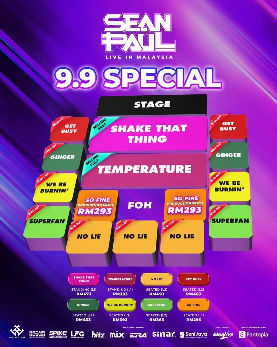 Konsert Sean Paul Live In Malaysia 2025 Janjikan Malam Penuh Energi
