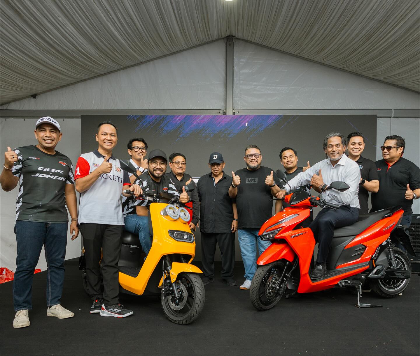 Johan Lebar Sayap Dalam Dunia Automotif, Buka Kedai Motor EV GGR