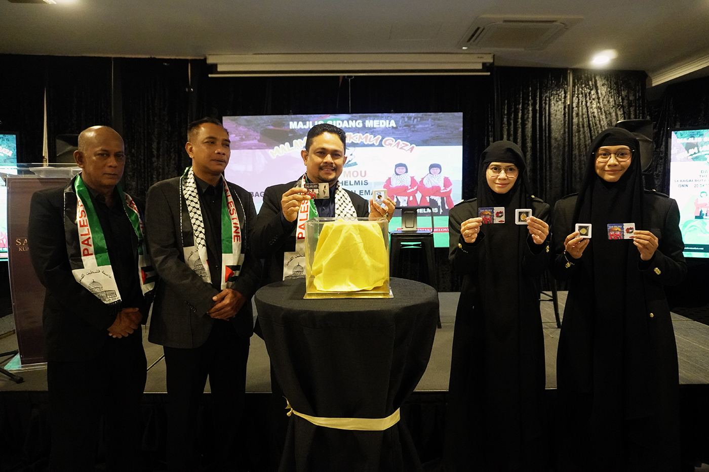 KESS Anjur Malam Untukmu Gaza, The Helmis Jadi Duta Syiling Emas Khas