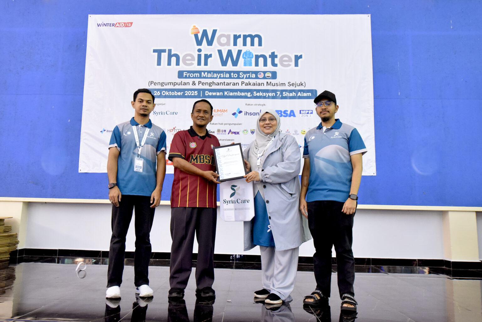 Syria Care Sasar Hantar Dua Kontena Bantuan Musim Sejuk Terus ke Syria Syria Care Sasar Hantar Dua Kontena Bantuan Musim Sejuk Terus ke Syria