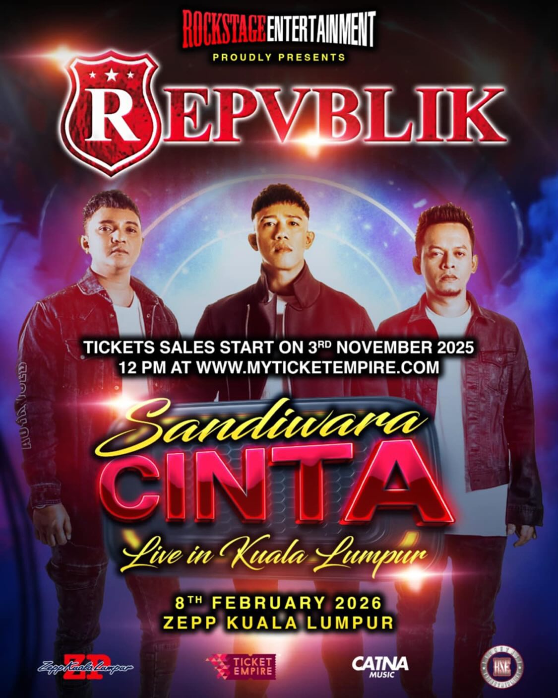 Konsert “Sandiwara Cinta” Tanda Kemunculan Semula Repvblik di Malaysia