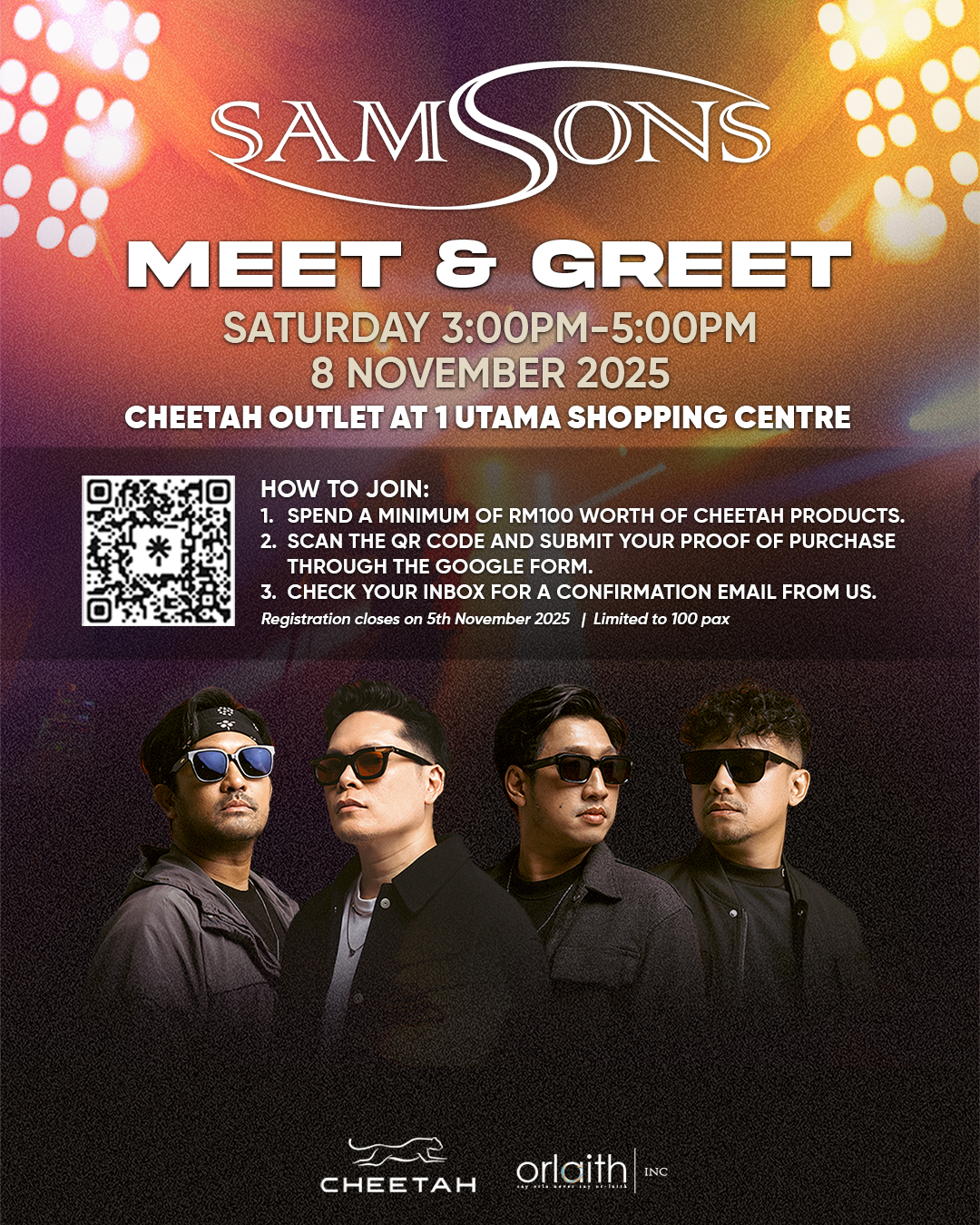 Konsert Hampir Sold Out, Samsons Dekati Peminat Malaysia Melalui Meet & Greet Istimewa